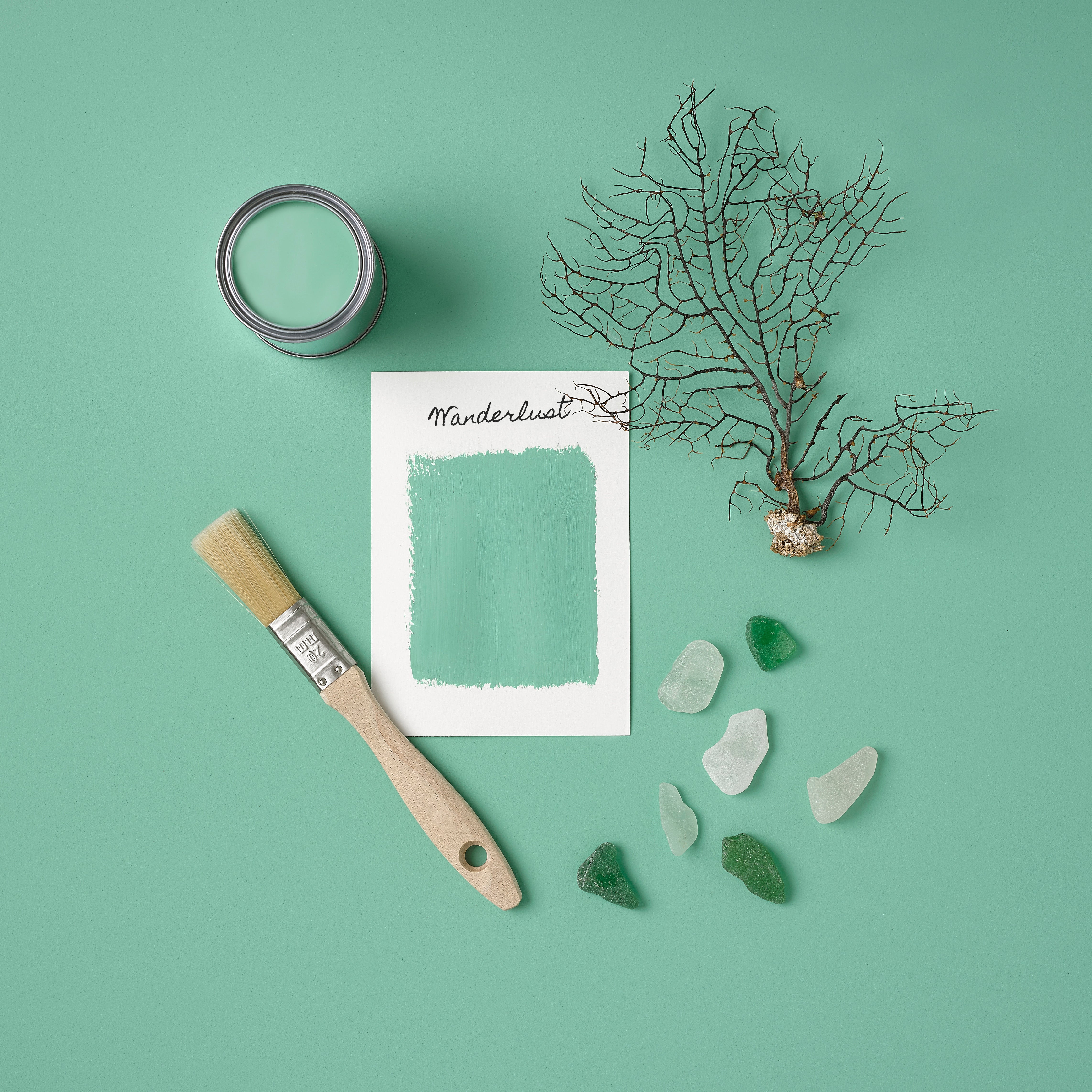Peinture Verte pour Meubles Chalky Mat Poudré RUST-OLEUM - Wanderlust 750ml (10,5m² avec un pot) - 4
