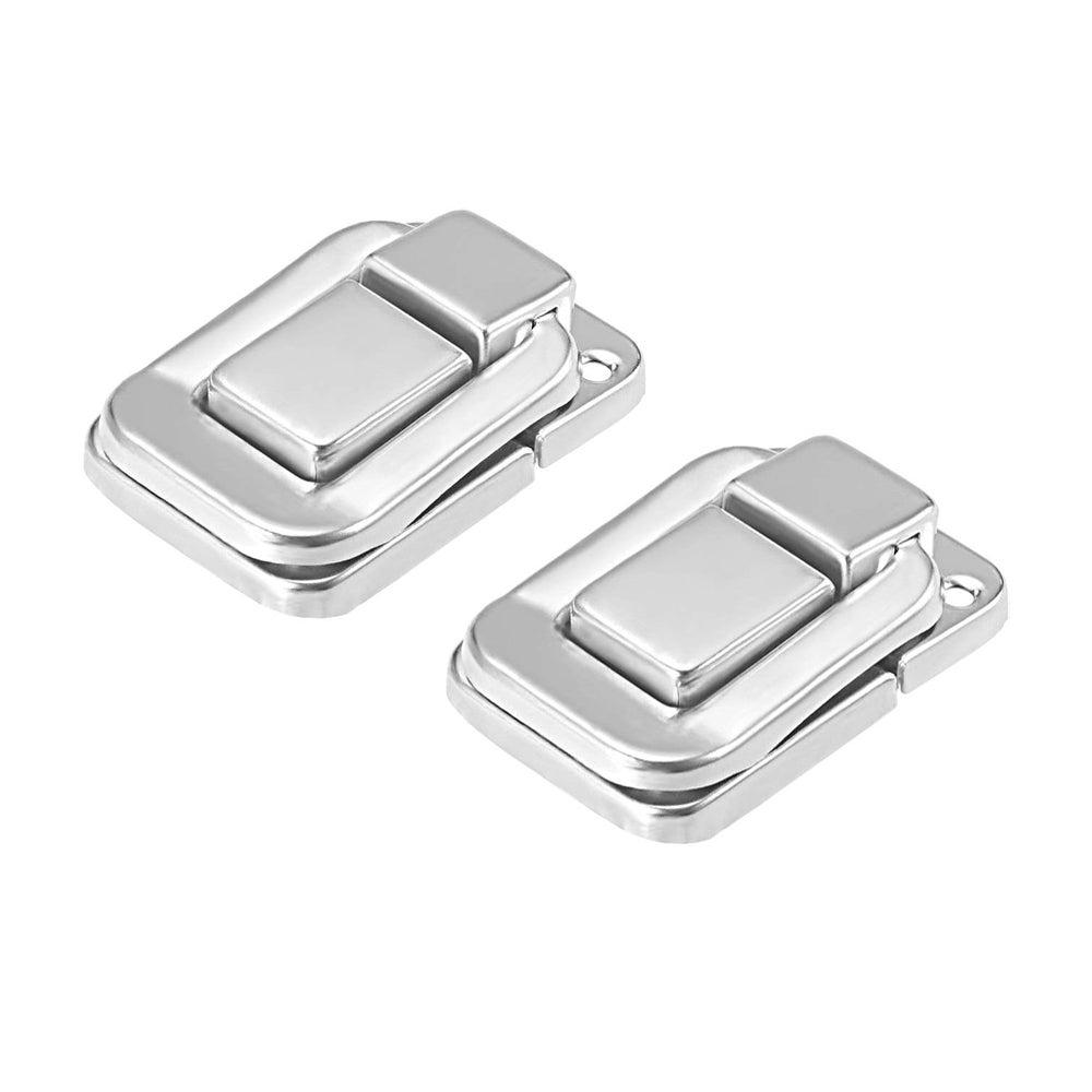 2 szt. Zatrzask wahadłowy 38mm Srebrny Ozdobny zatrzask Biżuteria Drewniane pudełko Zamknięcie