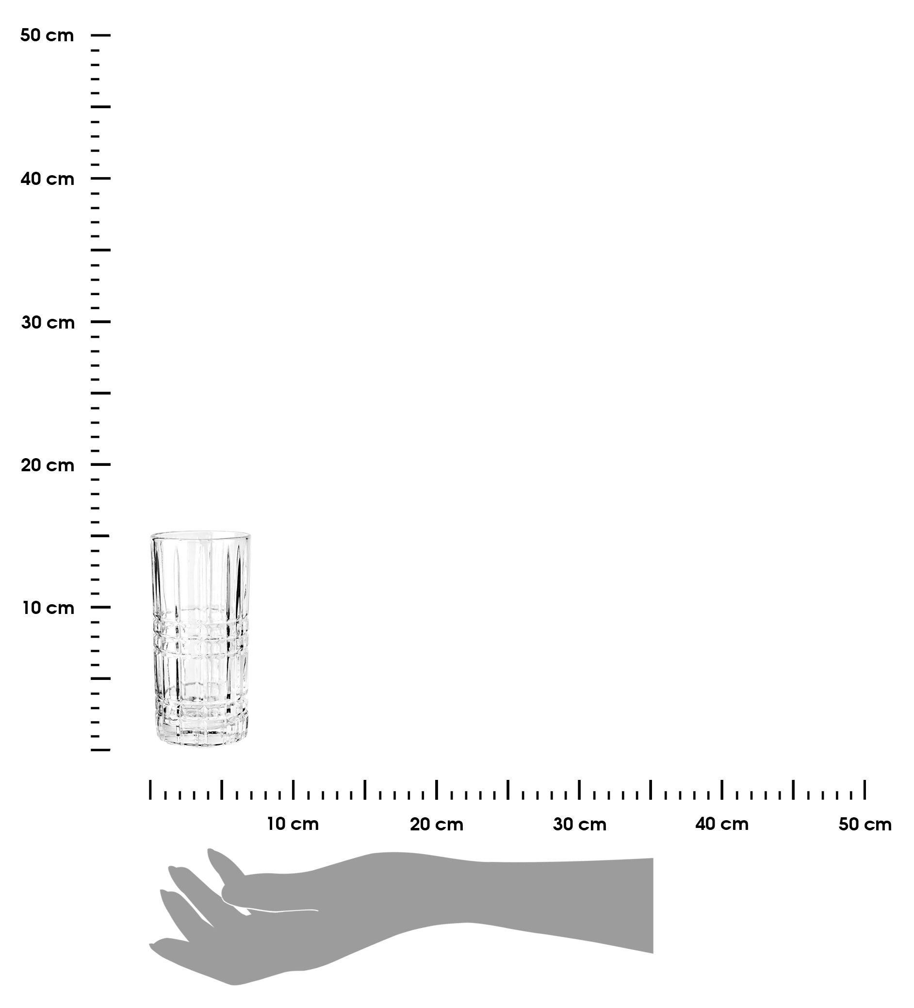 Szklanki Chester 8 szt. 385 ml Estia szklane bezbarwne 1 kpl. - 3