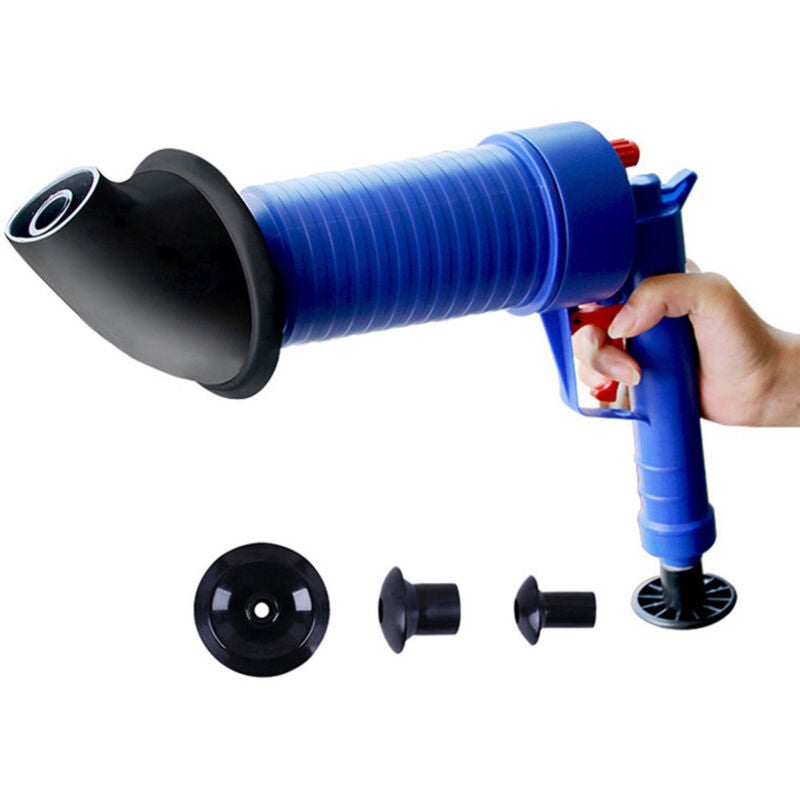 Ej.Life Odkurzacz do pompy spustowej Air Power Blaster Adaptery do odblokowywania Toaleta Umywalka Dom