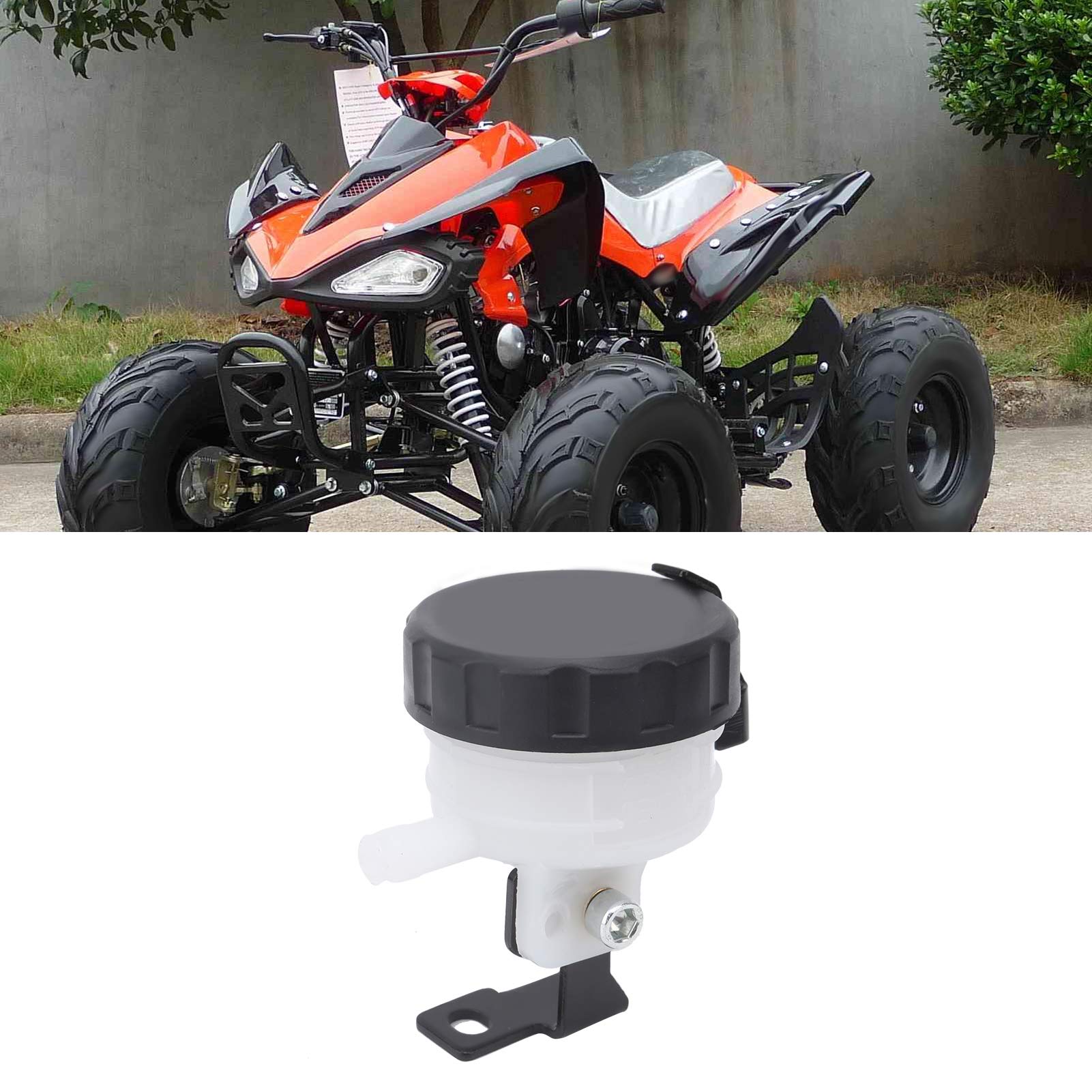 Couvercle Réservoir Liquide Frein Moto - Bouchon CNC Aluminium | Compatible Maître-Cylindre Frein/Embrayage - 2