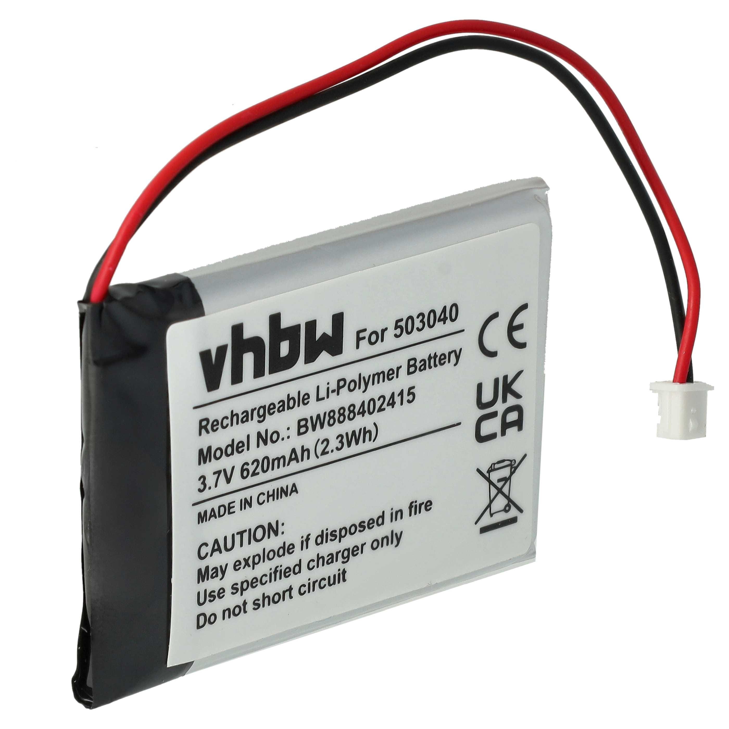 Vector Battery Scanner Vhbw Batterie compatible avec Anki Vector (620mAh, 3,7V, Li-polymère ...