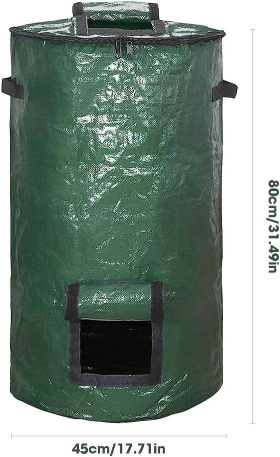 Compostiera pieghevole da 120 litri - Ecologica, grande capacità per giardino/cucina - 2