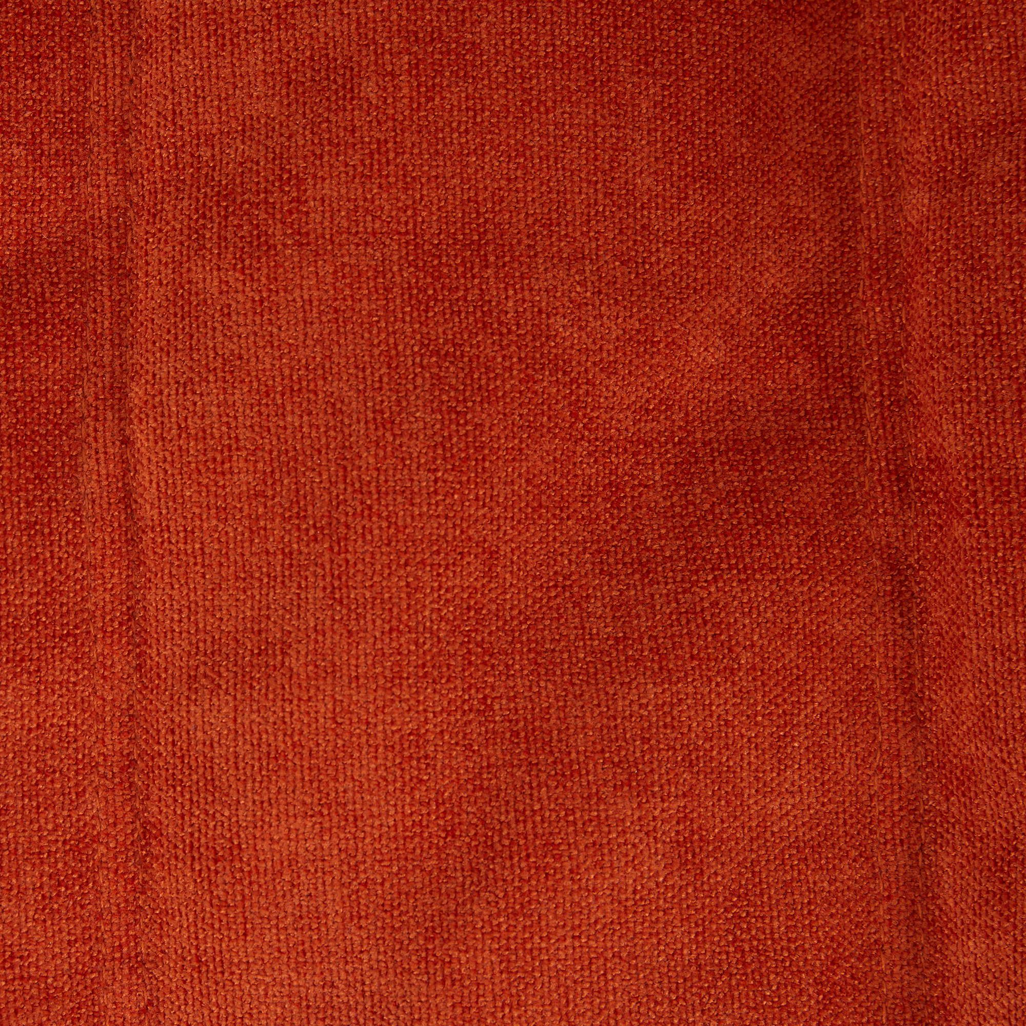 Pouf chauffeuse Icon en tissu chenille garni de mousse extensible orange Oeko-Tex® - 6