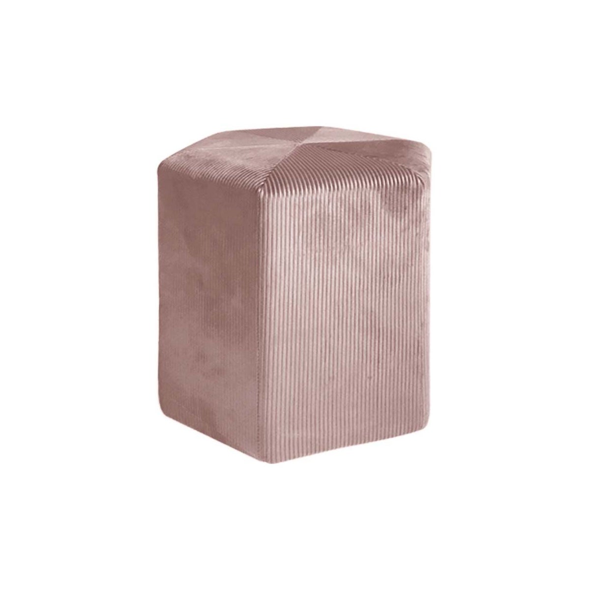 Pouf Guilia in velluto a coste 35 cm | Leroy Merlin