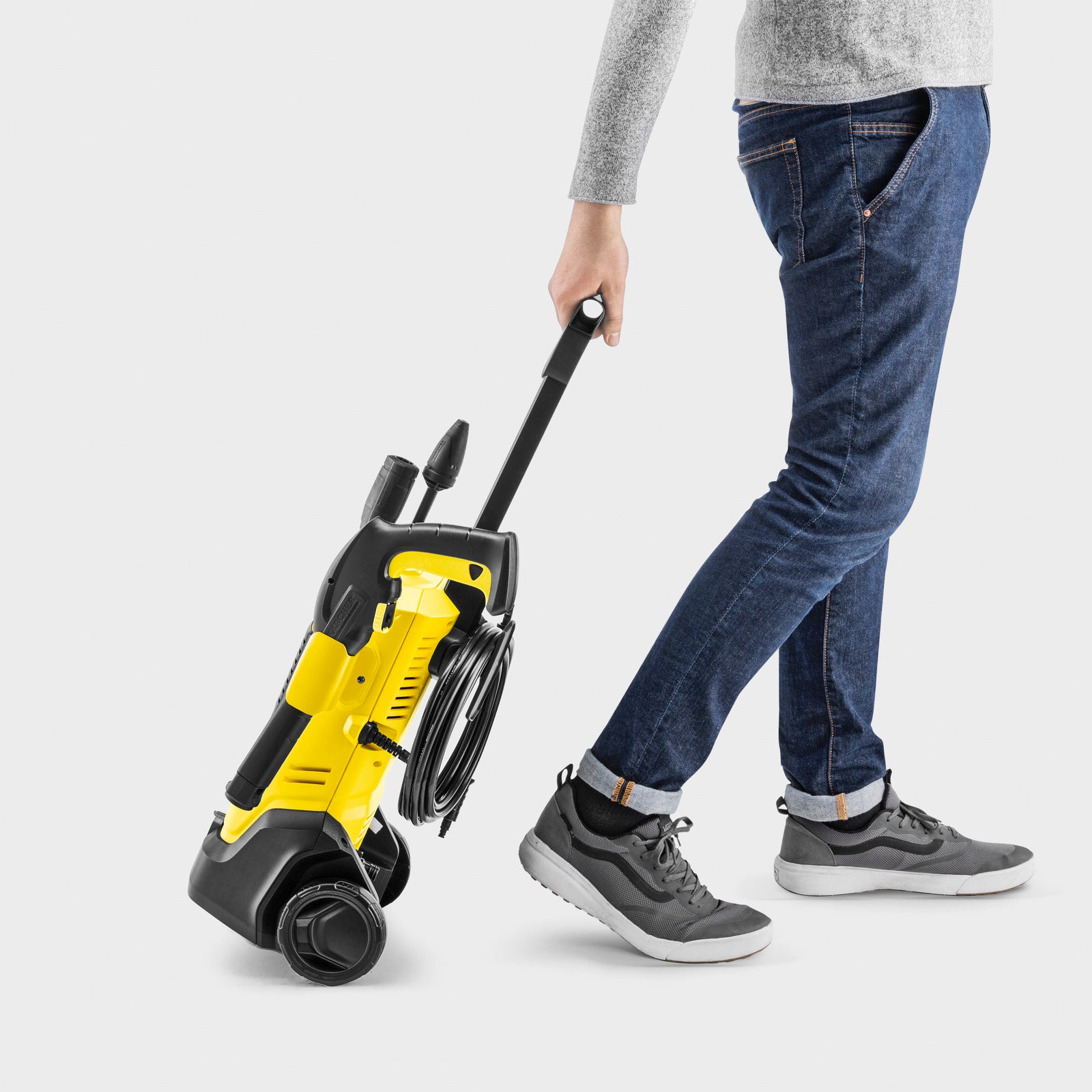 Nettoyeur haute pression Karcher K 3 FJ - 120 bars - 380 L/h - canon à mousse et détergent universel 1l - 5