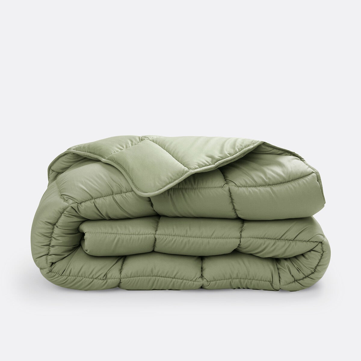 Couette tempérée colorée - Vert eucalyptus - 140 x 200 cm - 2