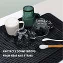 Tapis Evier Silicone Cuisine Tapis De Protection Pour évier De Cuisine, Tapis De Drainage En Silicone, 42 X 31 Cm, Résistant à La Chaleur Jusqu'à 260 °C, Antidérapant, Passe Au Lave- Vaisselle Tapis Evier Silicone Cuisine Tapis De Protection Pour évier De Cuisine, Tapis De Drainage En Silicone, 42 X 31 Cm, Résistant à La Chaleur Jusqu'à 260 °C, Antidérapant, Passe Au Lave- Vaisselle