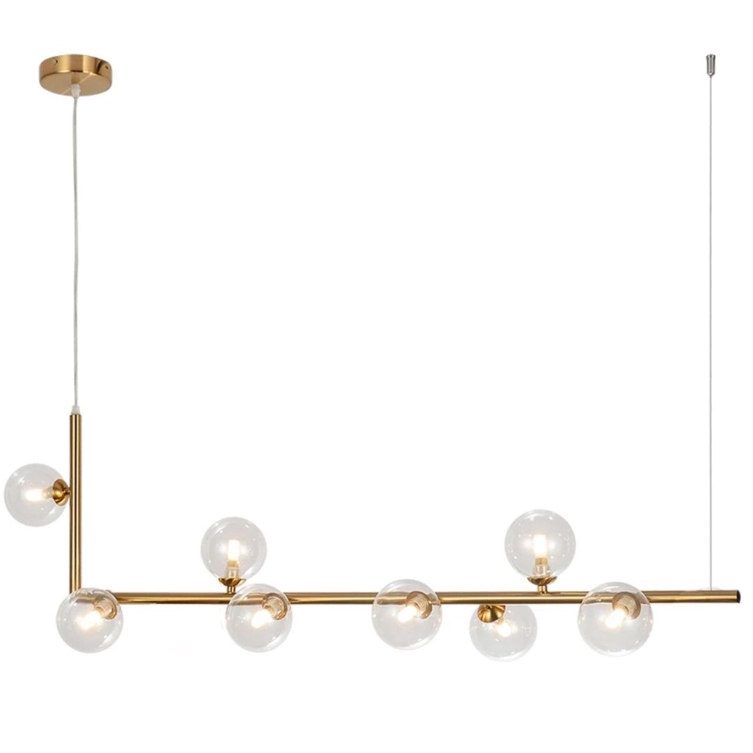 Lampa Sufitowa Wisząca Toolight App615-8Cp Złoty