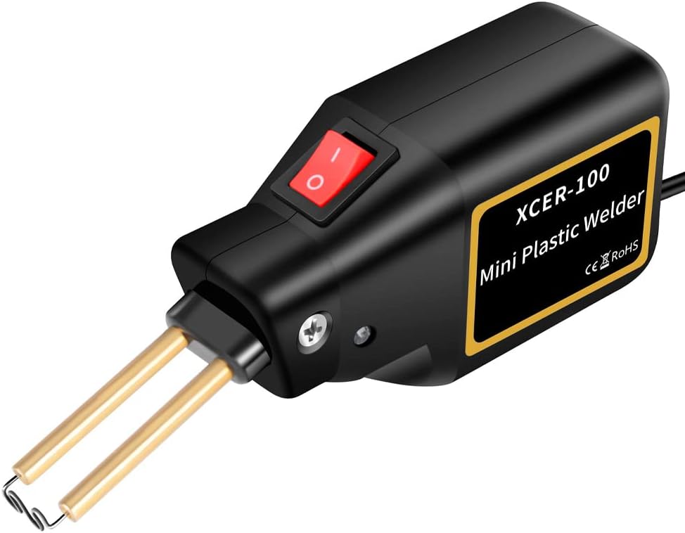 Mini Spawarka Plastikowa 100W – Zestaw Naprawczy Zderzaków Samochodowych z 400 Zszywkami, Przenośna i Łatwa w Użyciu