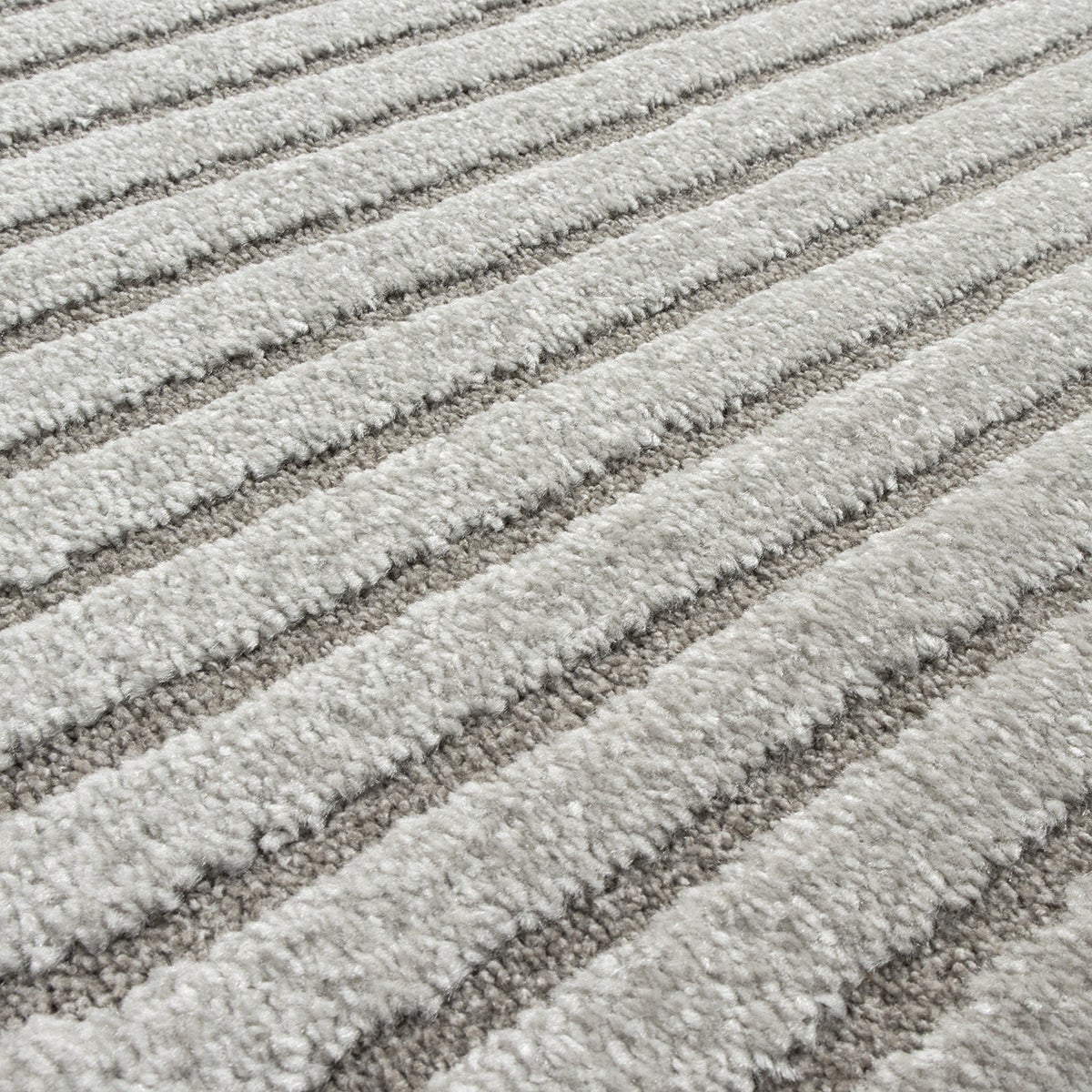 Tappeto Everest design moderno soggiorno arco curvo, Grigio, 200 x 290 cm - 5