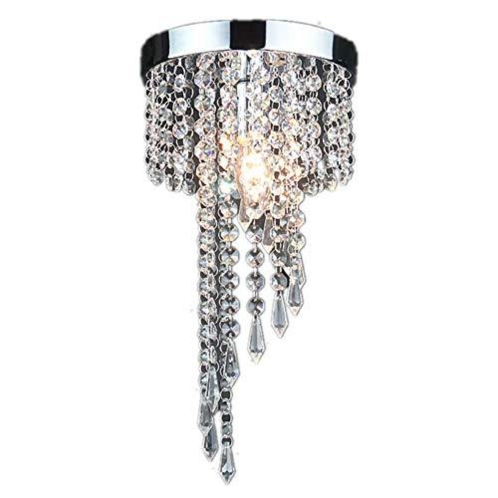 Lampadario Depuley in cristallo moderno per soggiorno: lampada da soffitto elegante con cristalli per camera da letto, corridoio, cucina