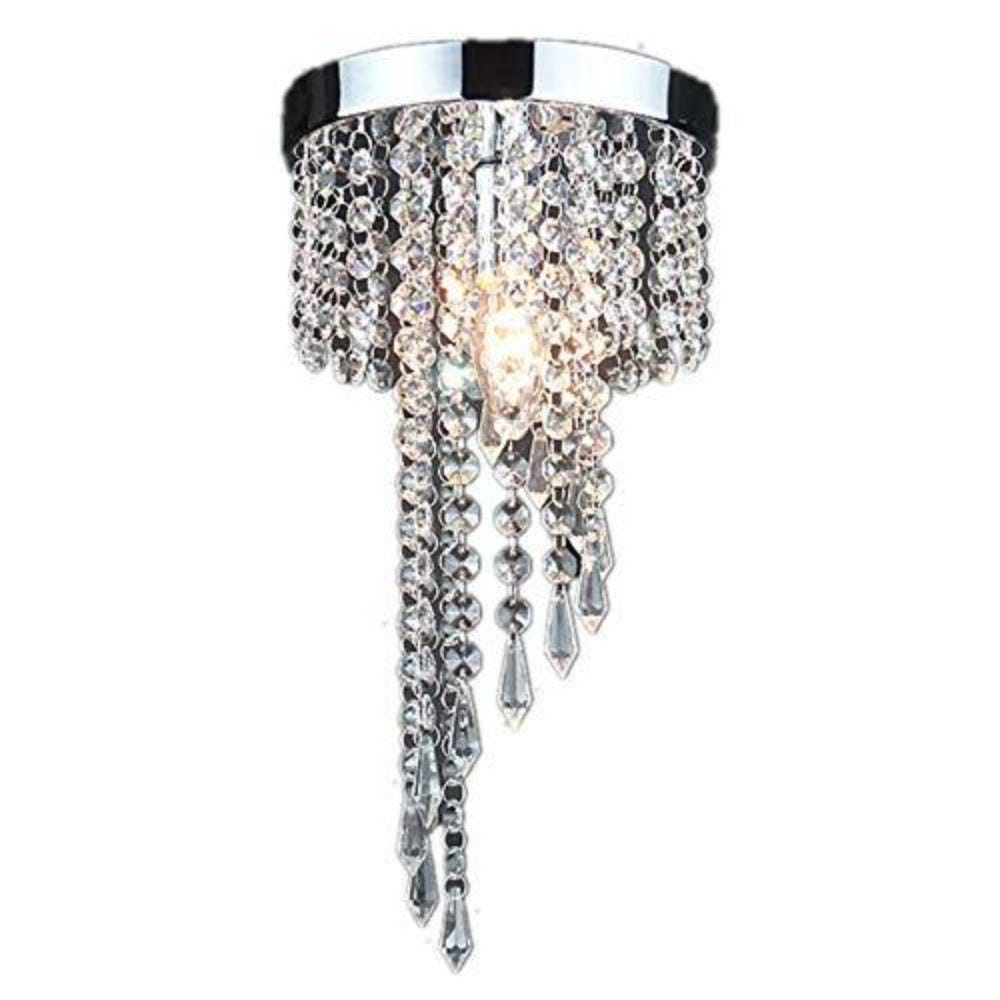Lampadario Depuley in cristallo moderno per soggiorno: lampada da soffitto elegante con cristalli per camera da letto, corridoio, cucina Lampadario Depuley in cristallo moderno per soggiorno: lampada da soffitto elegante con cristalli per camera da letto, corridoio, cucina