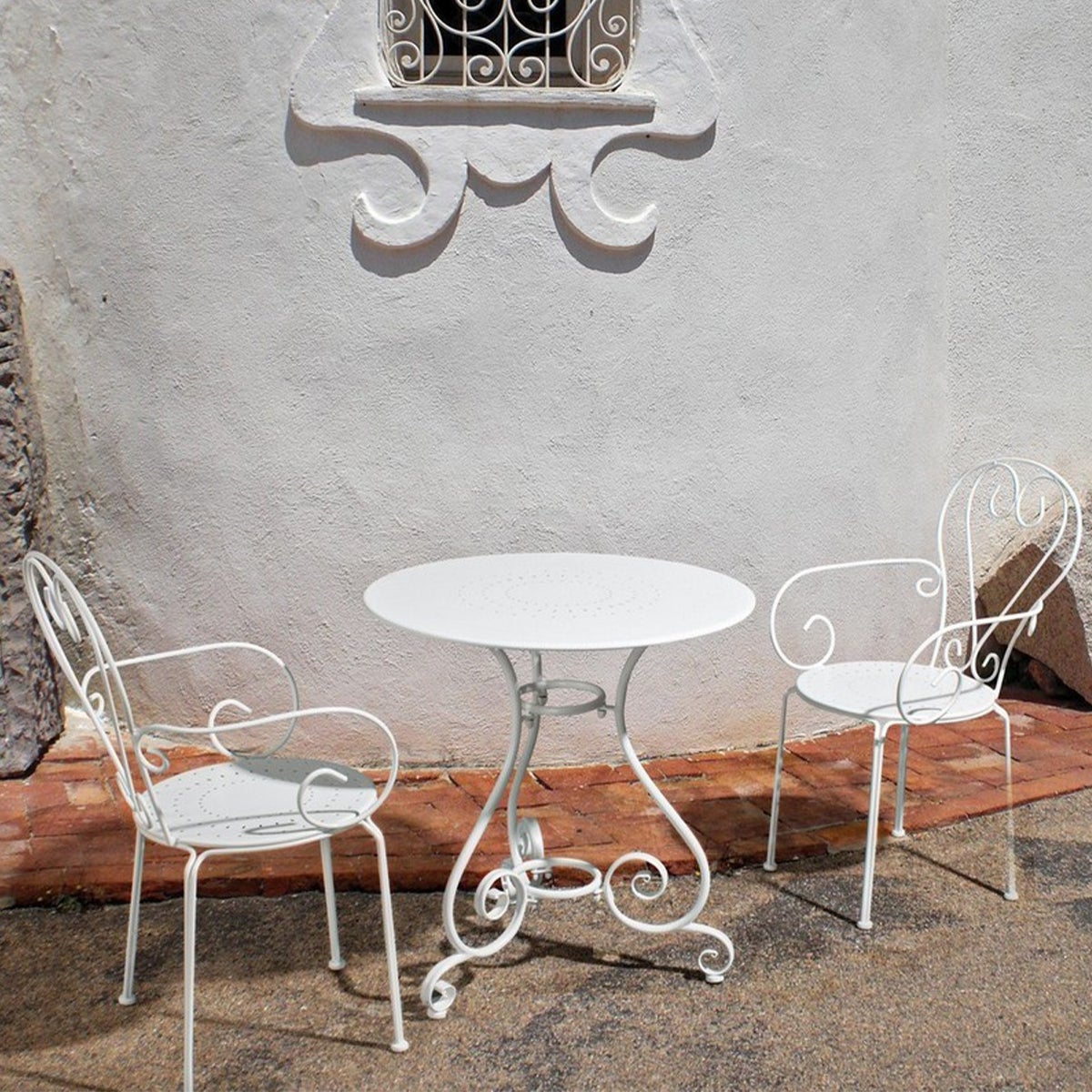 Chaise de jardin empilable style shabby chic Bizzotto Etienne - 3