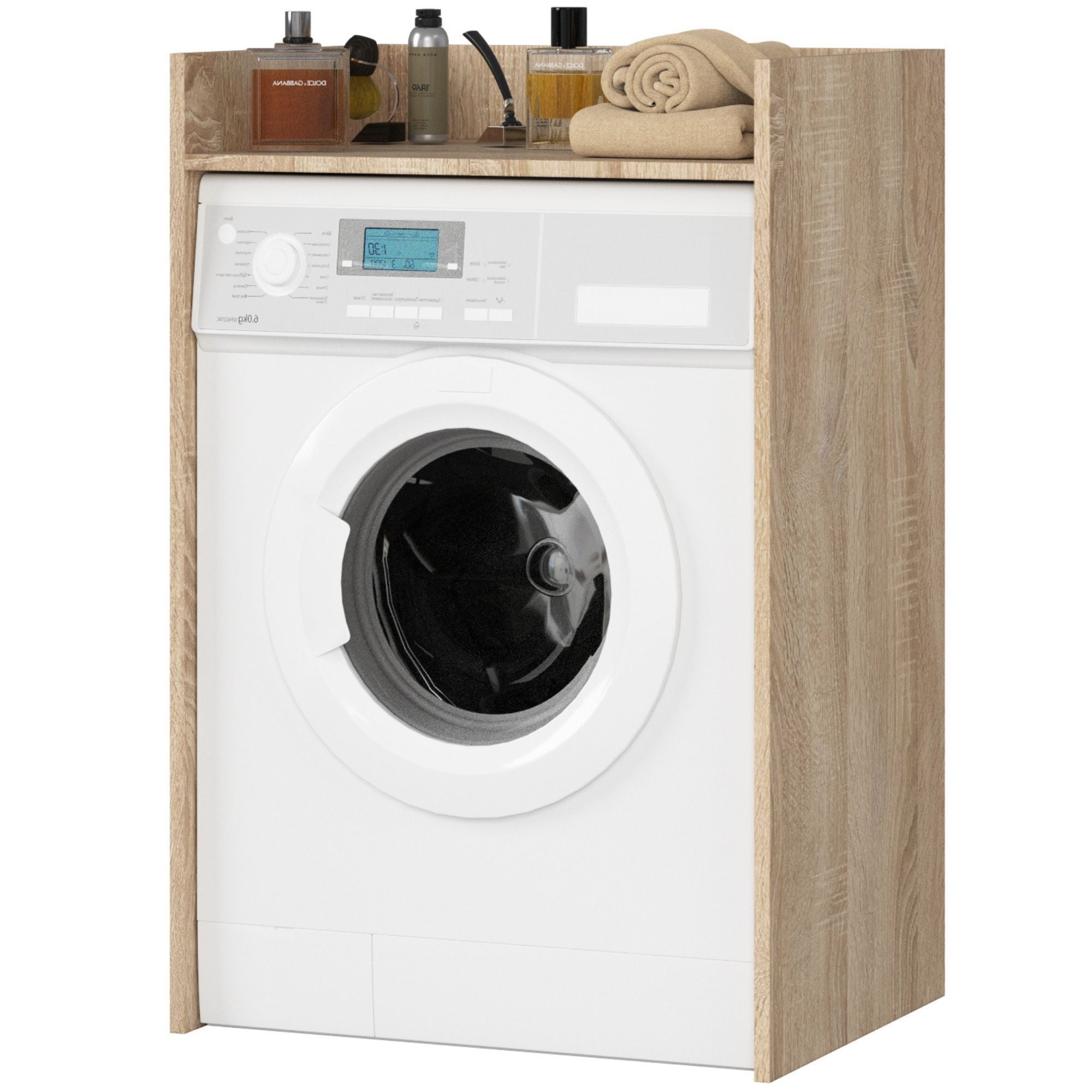 Armario para lavadora AKORD FIN Sonoma Roble 64 cm 64x50x98 cm - 2