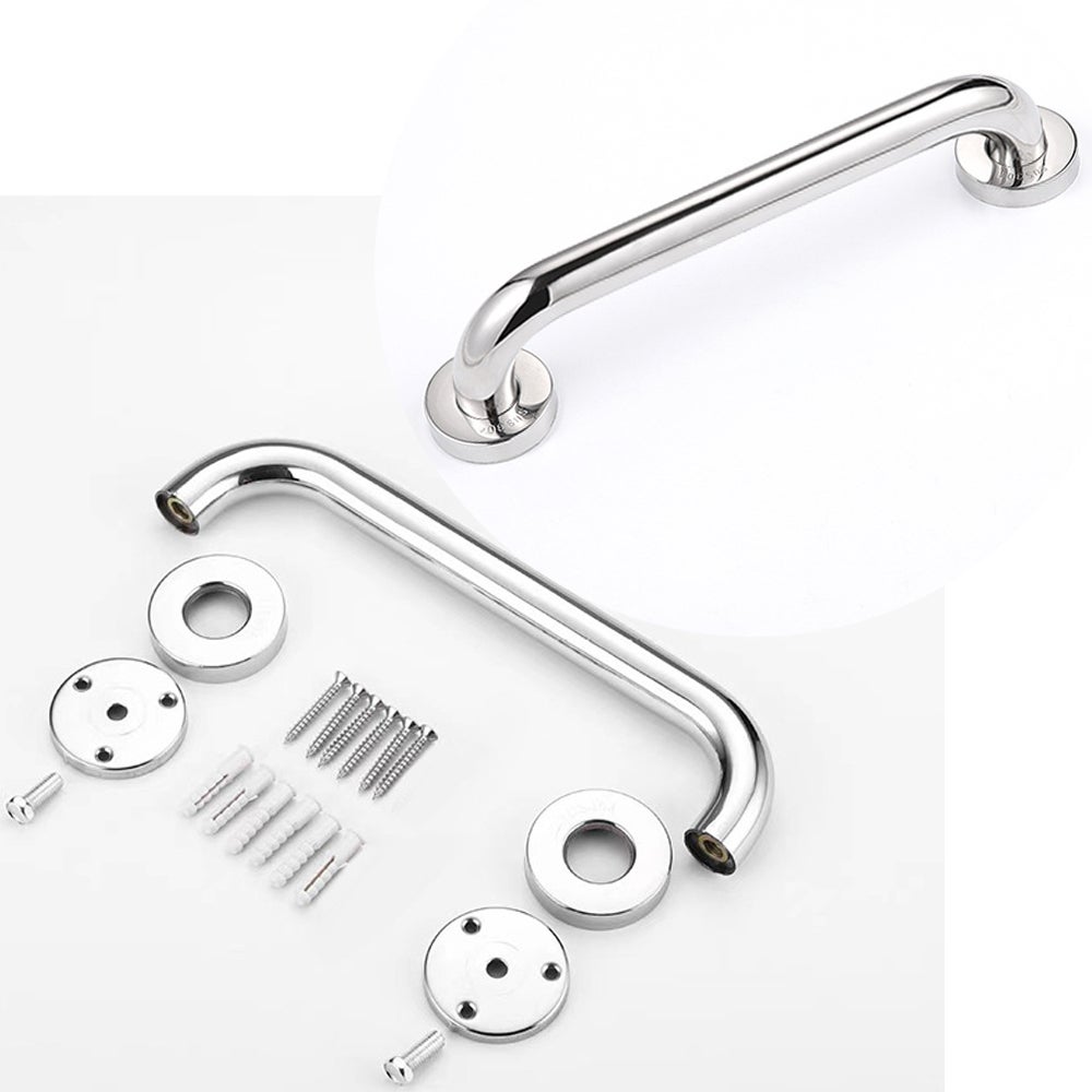 (1 sztuka) Uchwyty toaletowe ze stali nierdzewnej o długości 300 mm, uchwyty antypoślizgowe do wanny, uchwyty bezpieczeństwa dla osób starszych