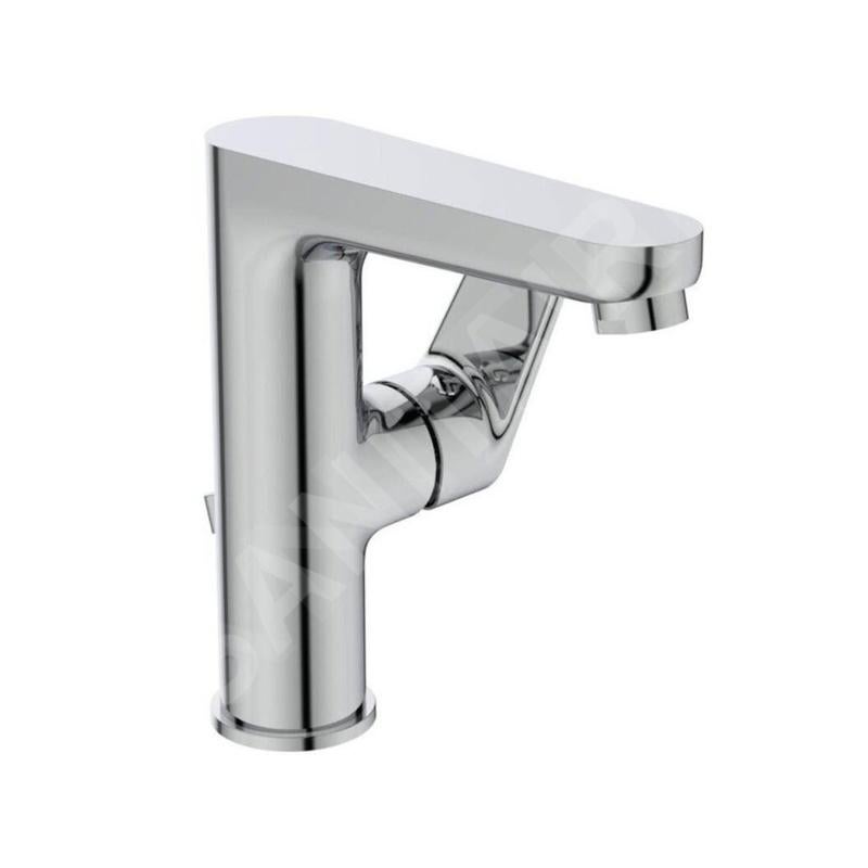 Mitigeur Monocommande Lavabo Ideal Standard Cerafine O - Matt Silver, Bec Fixe Et Économie D'Eau