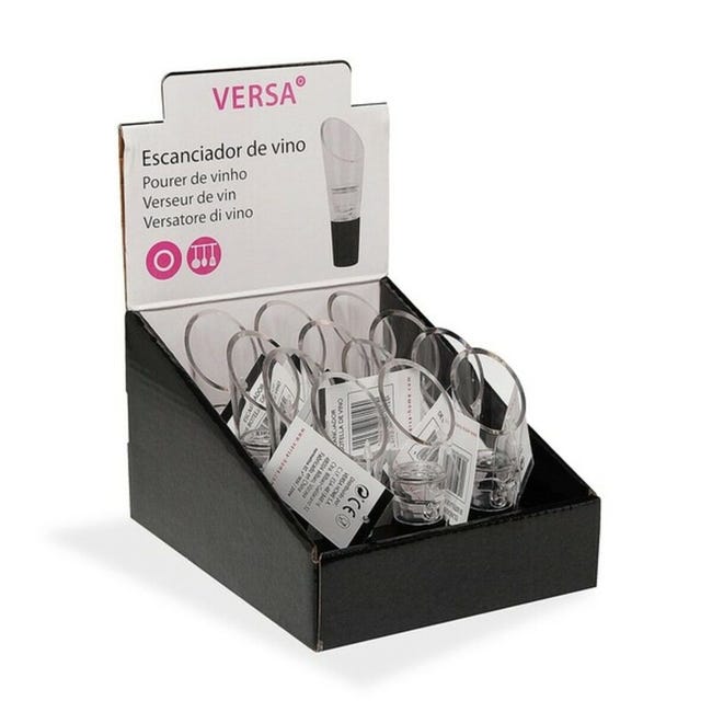 Versa Aeratore/chiusura per vino 2 in 1 in plastica Versa Aeratore/chiusura per vino 2 in 1 in plastica