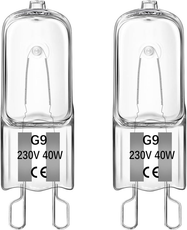 Lampadina Alogena G9 Airam Halonine W33 230V, 460 Lumen, Luce Calda 2900K, Dimmerabile, Vetro Trasparente UV STOP