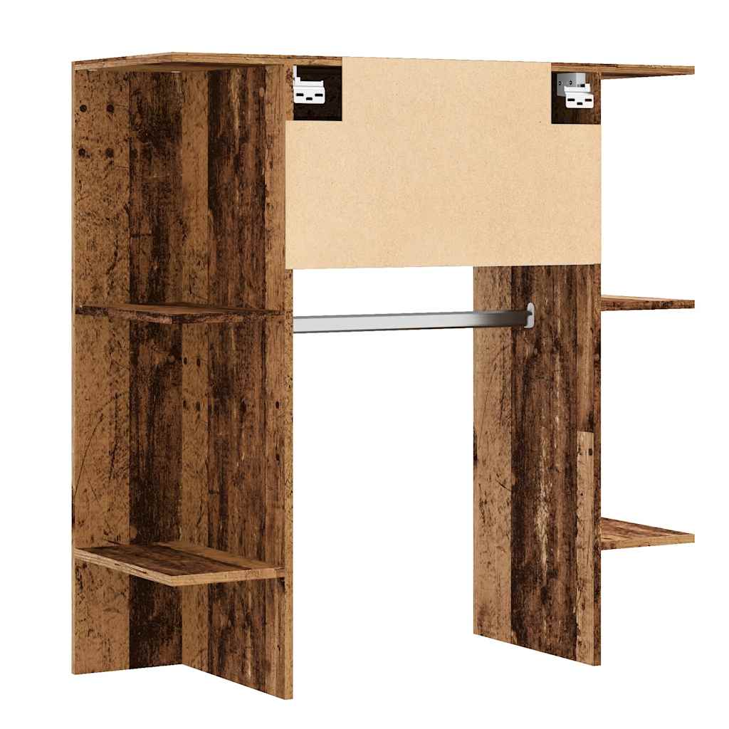 Móveis de madeira projetada para hall de madeira antiga 97,5x37x99cm - COMFORTXL - 7