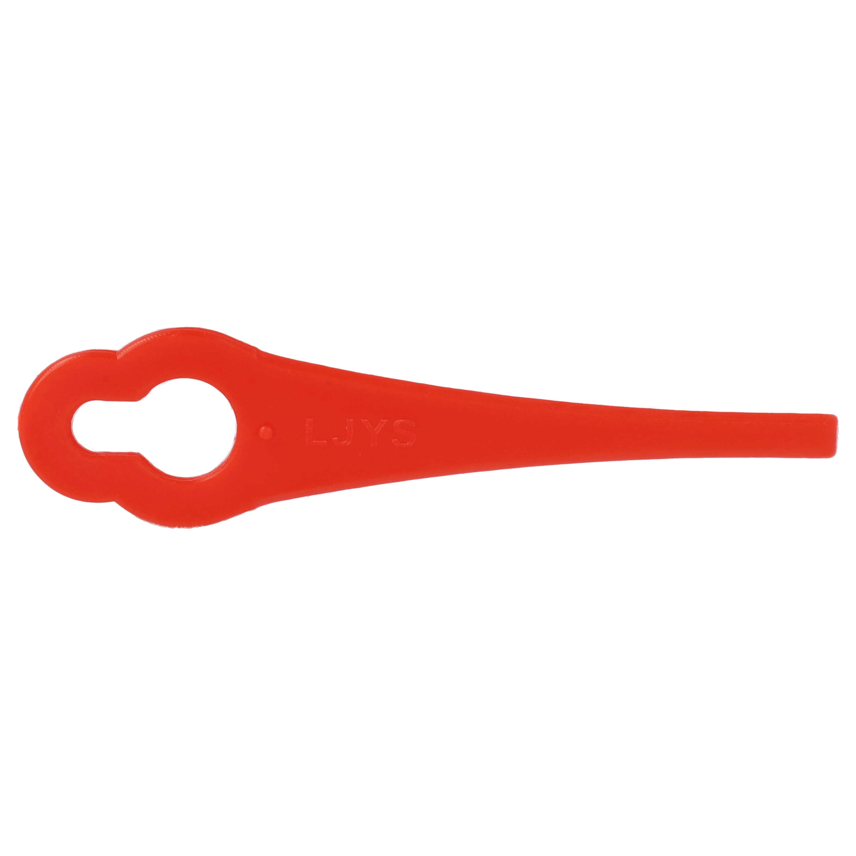 vhbw 10x Lames compatible avec Einhell BG-CT 18 Li, GE-CT 18 Li, GE-CT 18 Li Kit tondeuse - Lames de rechange, rouge, polyamide - 3