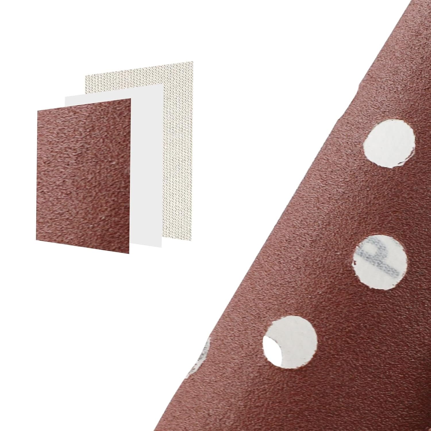 Disques Abrasifs 125mm Grain 80 Papier Poncer 50 PièCes 8 Trous Disque Poncage Pour Ponceuse Excentrique - 3