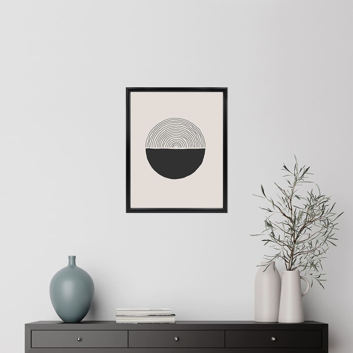 Cadre photo Essentiel exposition noir 40x60 cm - 2