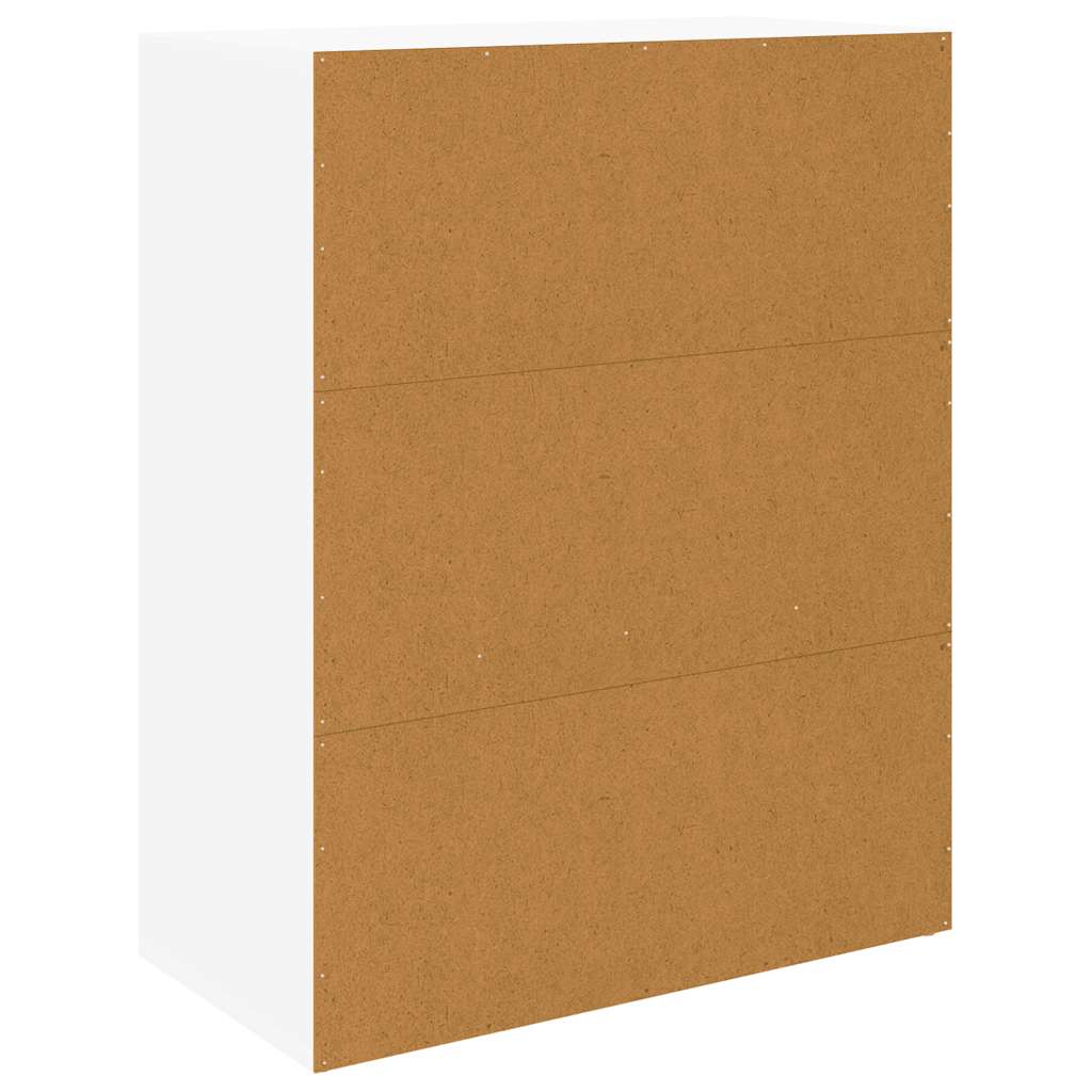 vidaXL Buffet blanc 60x30x75 cm bois d'ingénierie - 7