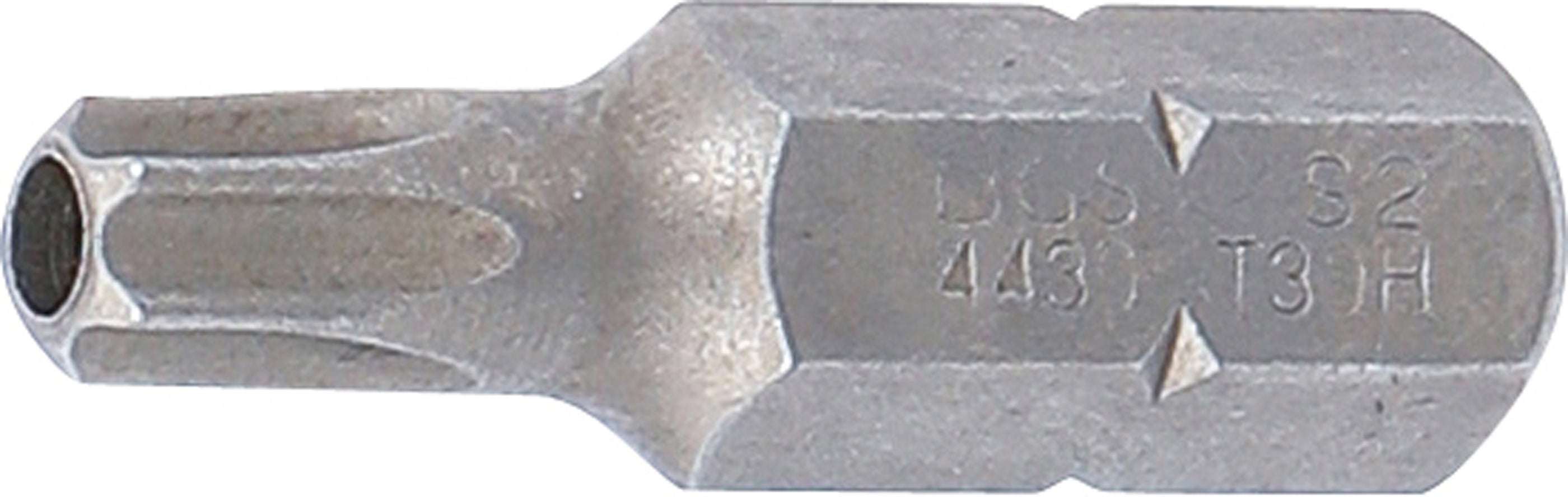 BGS Bit Napęd Sześciokątny Zewnętrzny 8 mm (5/16") Profil T (do Torx) z Otworem T30 - 4430