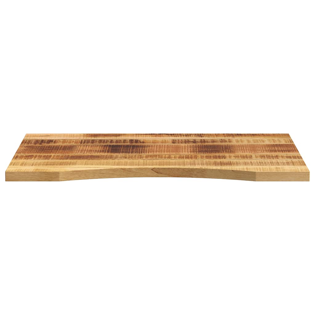 Maison Exclusive - Dessus de bureau avec courbe 90x50x2,5 cm manguier massif brut - 3