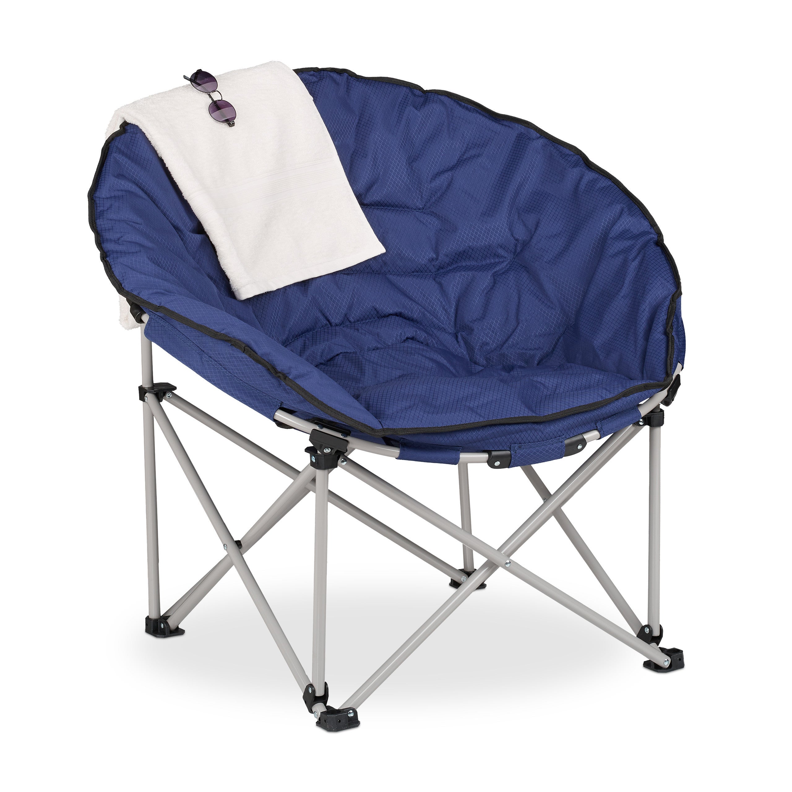 Chaise Pliante Extérieure Portable Camping Pêche Plage pour Voyage Pique- Nique Randonnée Sac à Dos