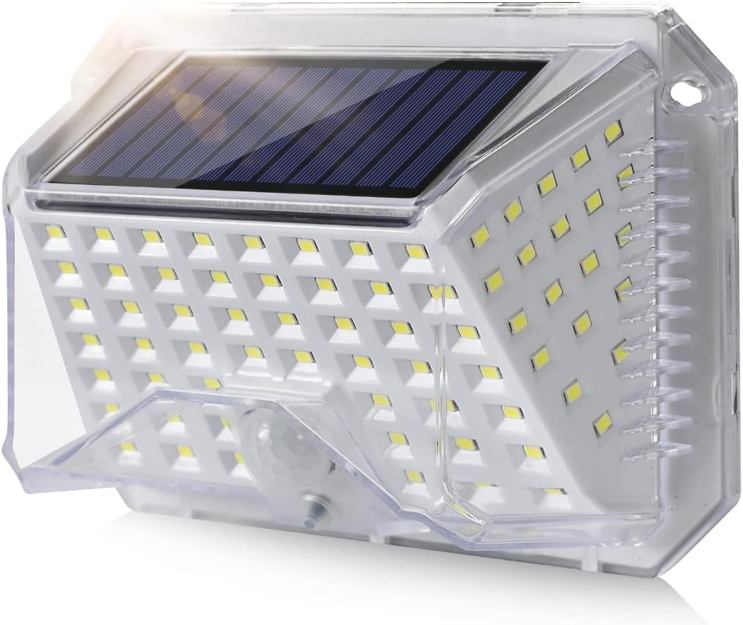 Solarna lampa zewnętrzna z czujnikiem ruchu Wodoodporny reflektor ledowy Zewnętrzne oświetlenie ścienne reflektora słonecznego Oświetlenie zewnętrzne