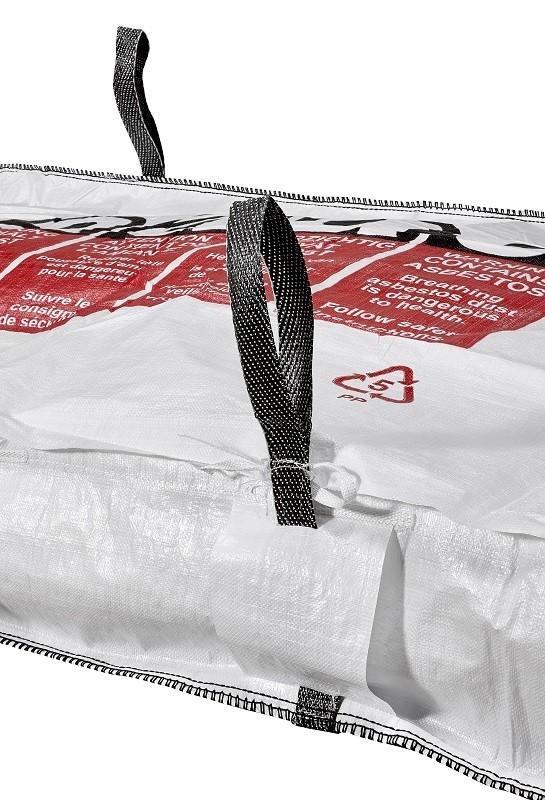 Sac pour Plaques Fibro-Ciment Amiante | Grand Sac Désamiantage 320x125x30cm - 3