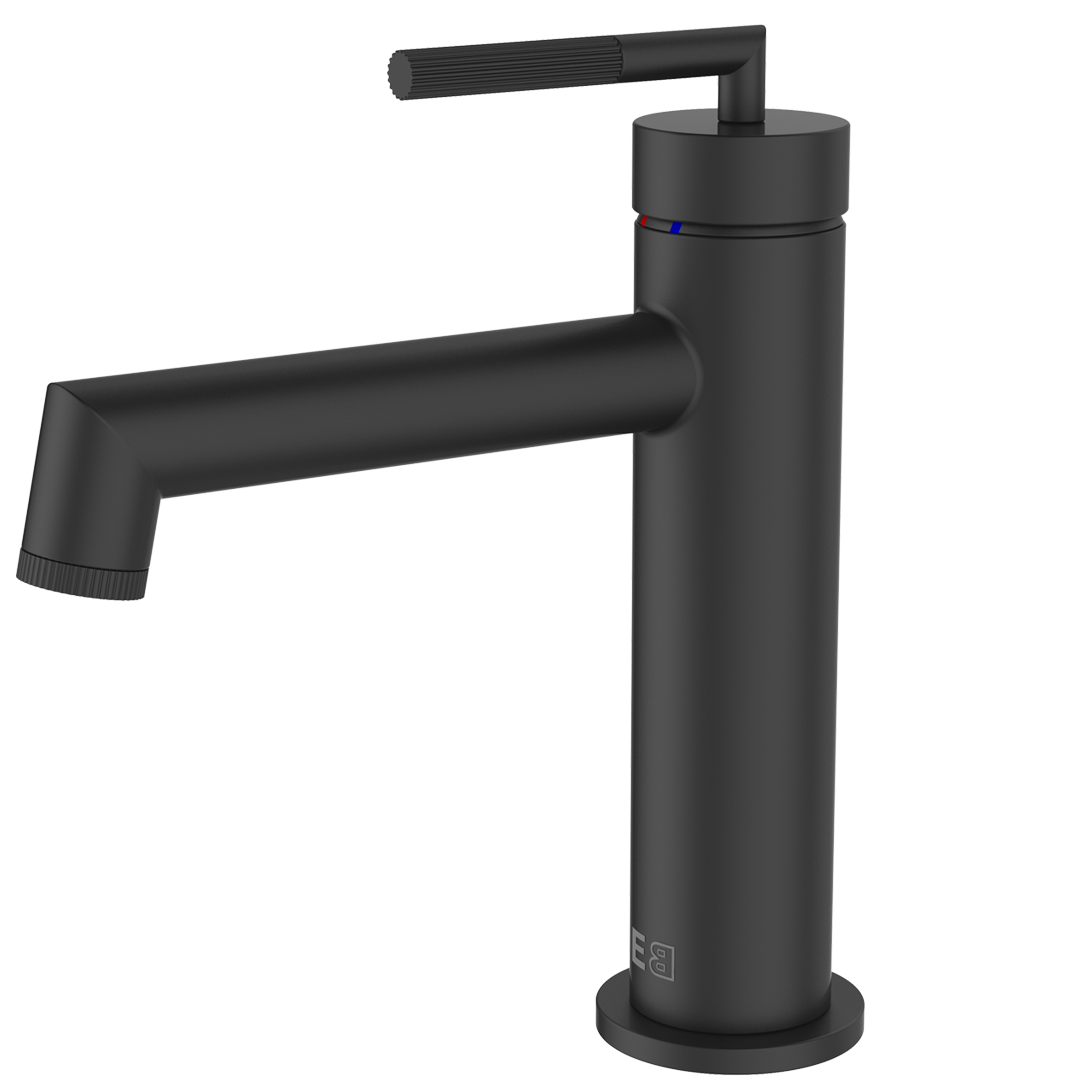 Portofino bateria umywalkowa niska czarna