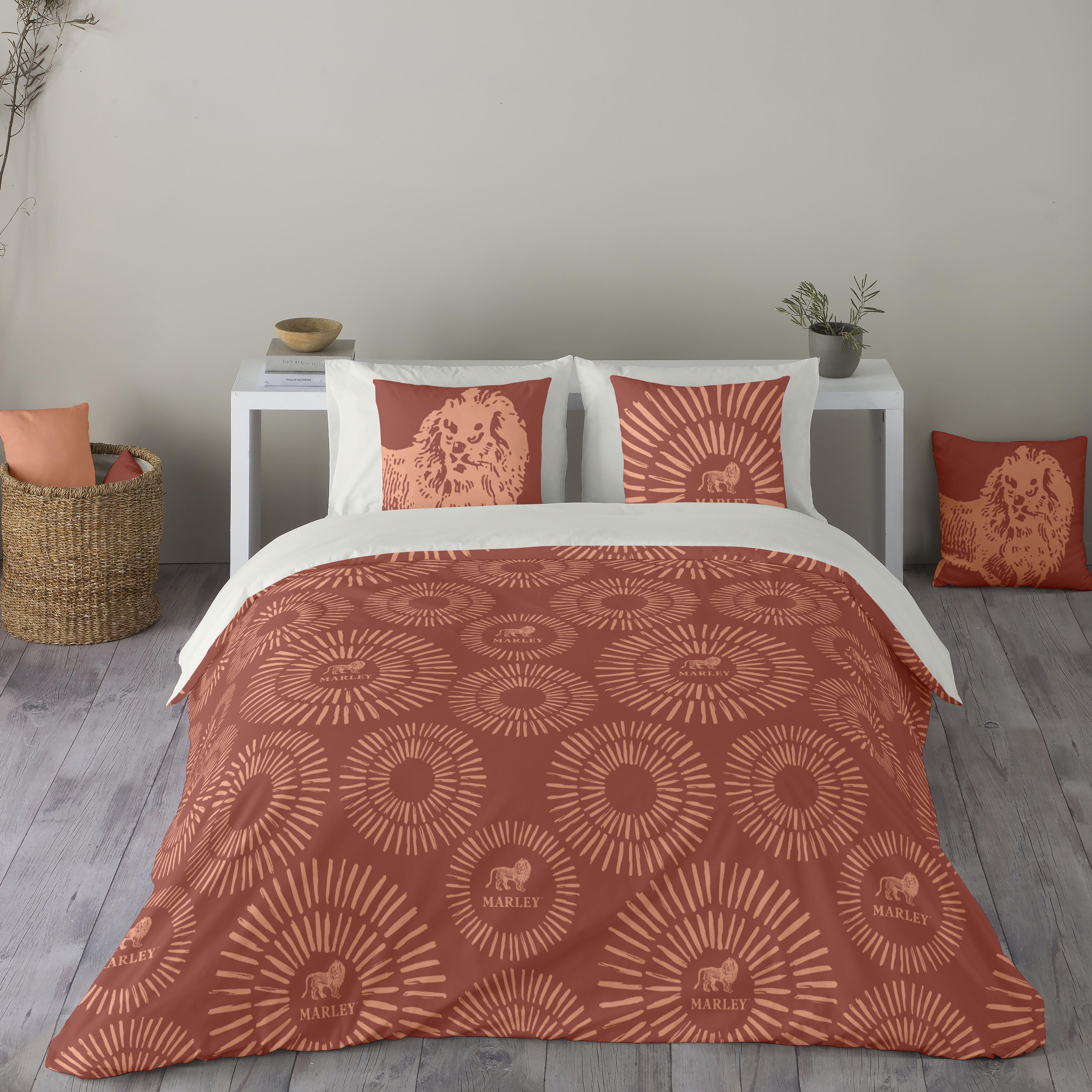 Marley - funda nórdica estampada cama 180 - algodón extra suave - fabricado en españa - ewarton