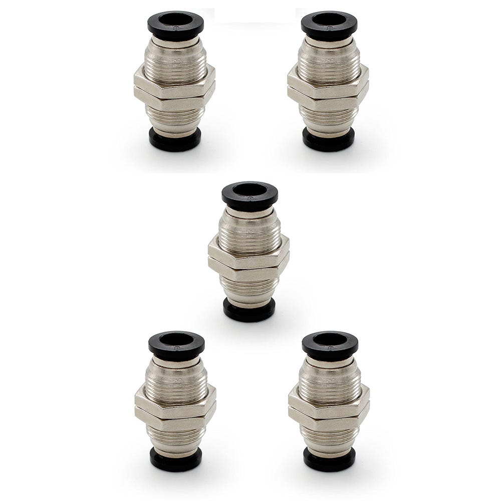 Lot De 5 Raccords Pneumatiques Prestolok - Réduction 10mm à 4mm - Neuf Sous Blister - Pour Atelier