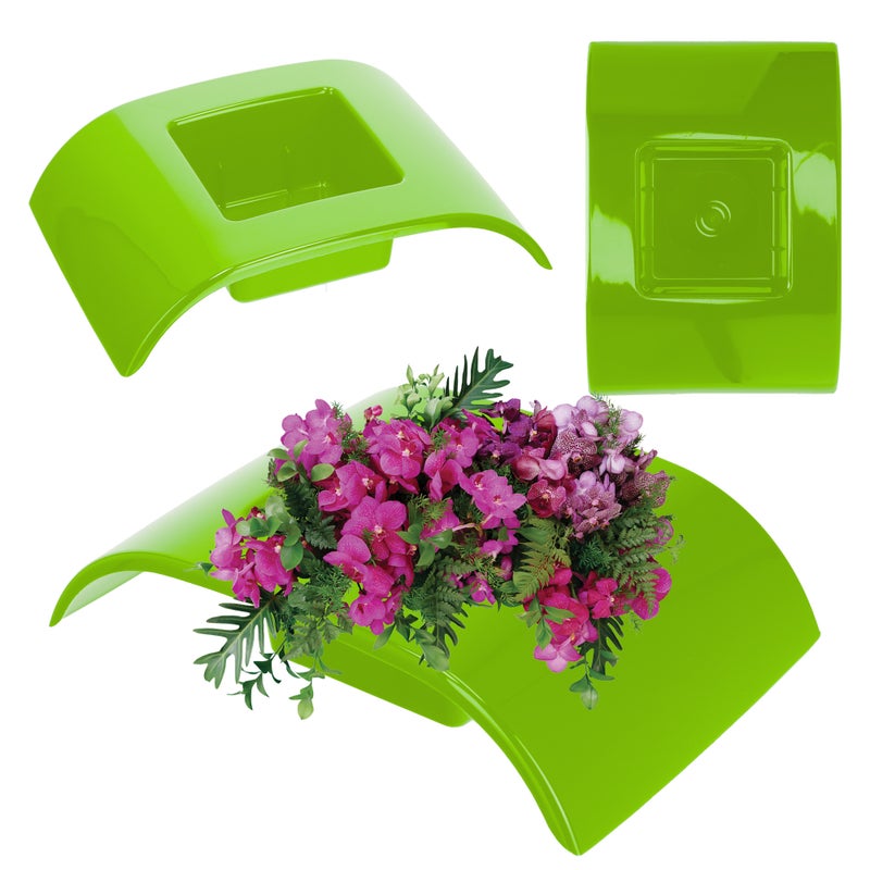 DONICZKA OSŁONKA DO KOMPOZYCJI NA KOMPOZYCJE STROIK BAZA IKEBANA ZIELONA