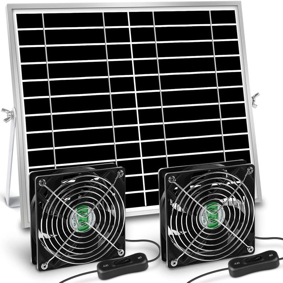 Ventilateur Solaire Pour Fenêtre De Voiture - Portable Et Écologique - Refroidissement Auto