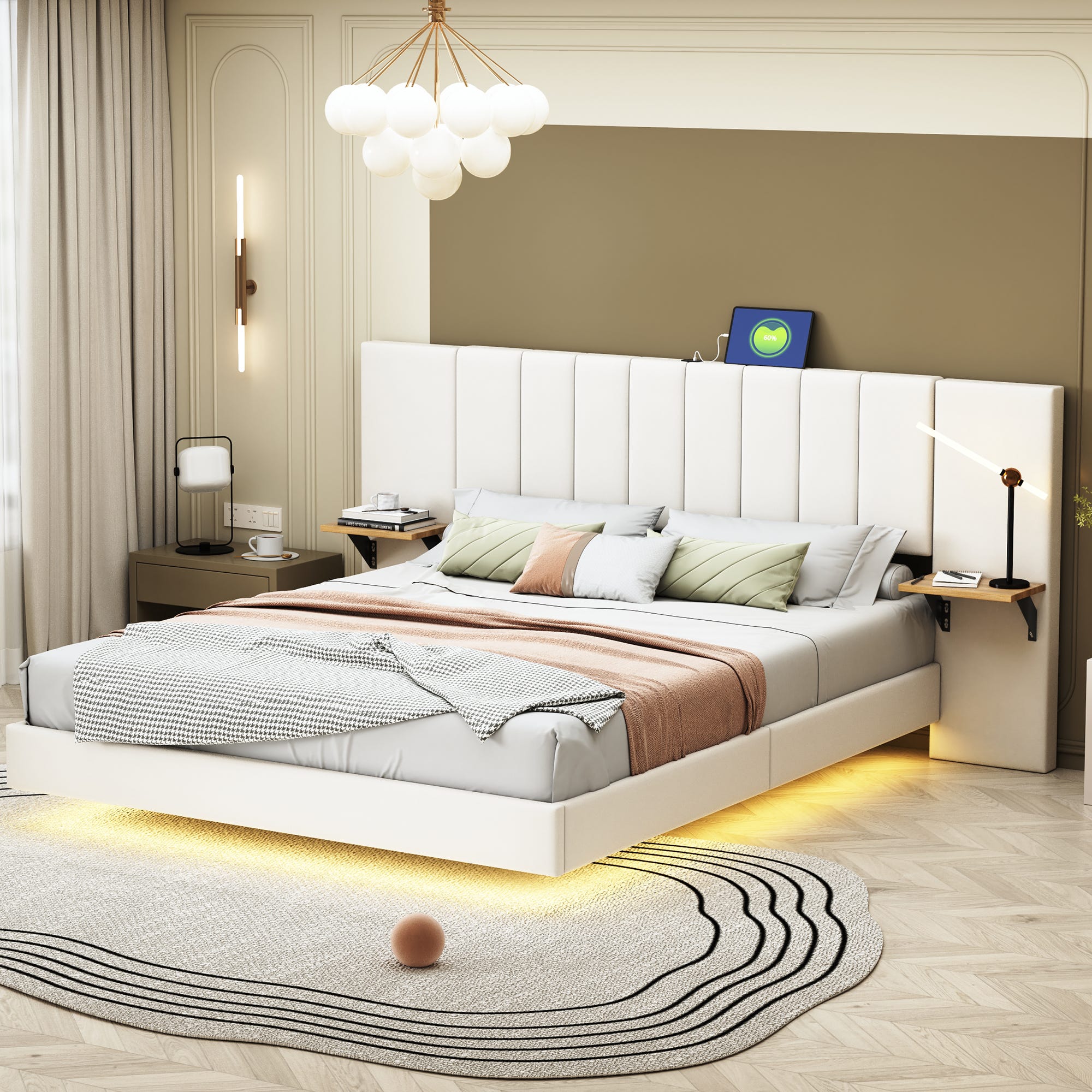 Lit Double Capitonné 160*200 Cm, Tête De Lit Avec Rangement, Lit Avec Rangement Lit Avec Rangement Hydraulique Beige Lin Avec Matelas 98479760 Lit Double Capitonné 160*200 Cm, Tête De Lit Avec Rangement, Lit Avec Rangement Lit Avec Rangement Hydraulique Beige Lin Avec Matelas 98479760