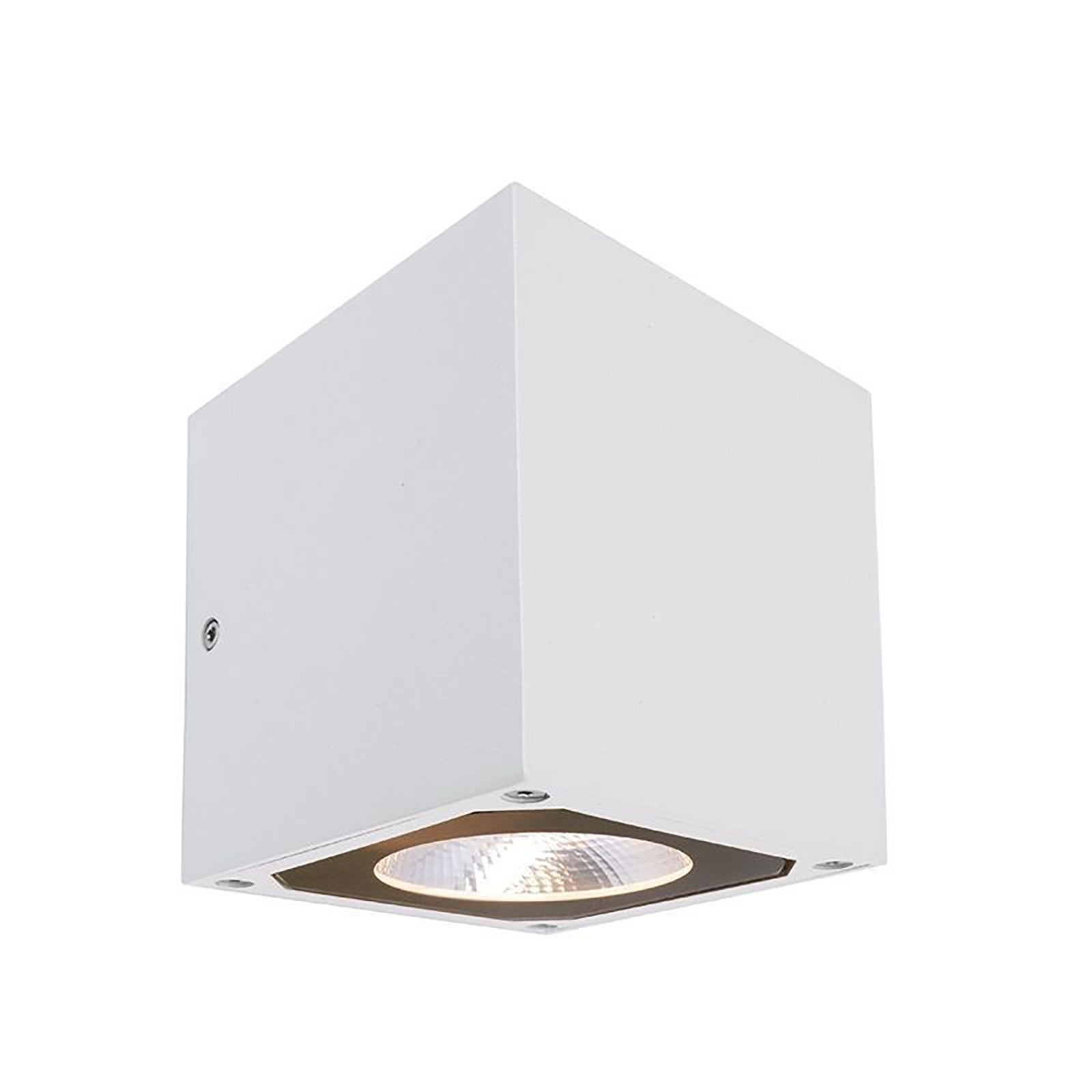 Cubodo lámpara de pared cubo led 15w lámpara de pared ip54 luz de doble haz exterior fachadas de entrada balcón jardín 230v blanco doble