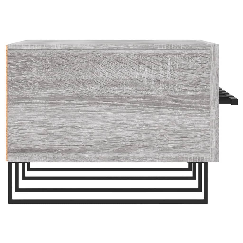 Meuble TV sonoma gris 150x36x30 bois d'ingénierie - 7