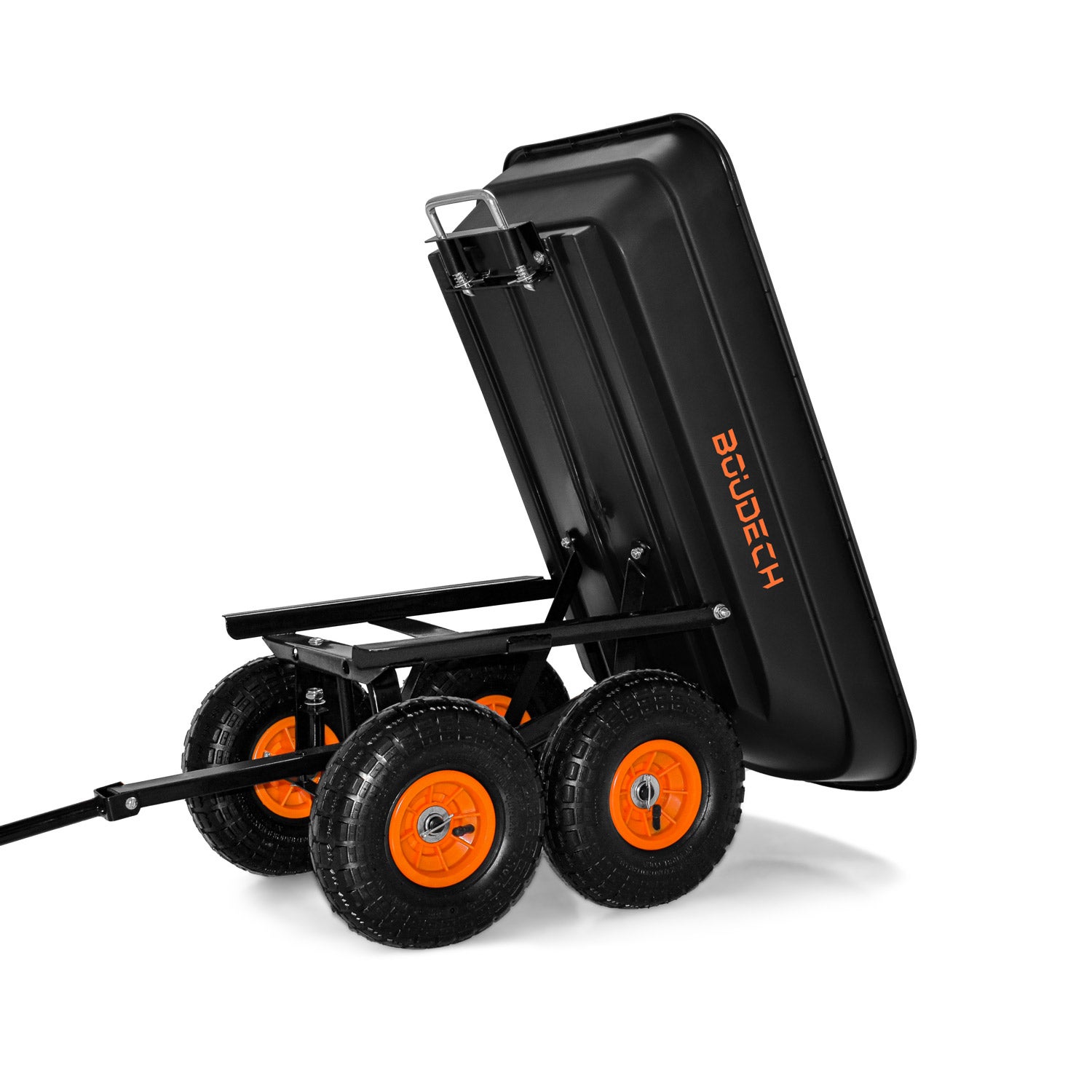 Chariot De Remorque Pour Outils De Jardin Pliable Max 250kg - 2
