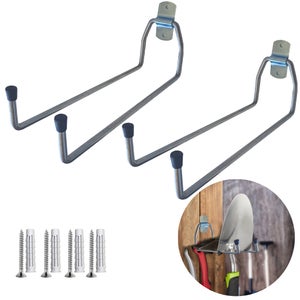 Organizzatore Da Parete Per Attrezzi Da Garage, 164 Cm Regolabile, Con Ganci Resistenti, Perfetto Per Giardino E Officina - 2