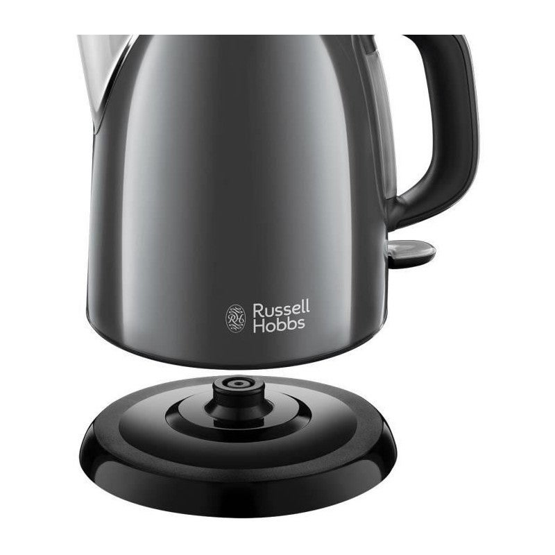 Bouilloire électrique Russell Hobbs 24993-70 1 L Acier inoxydable Noir Gris - 2
