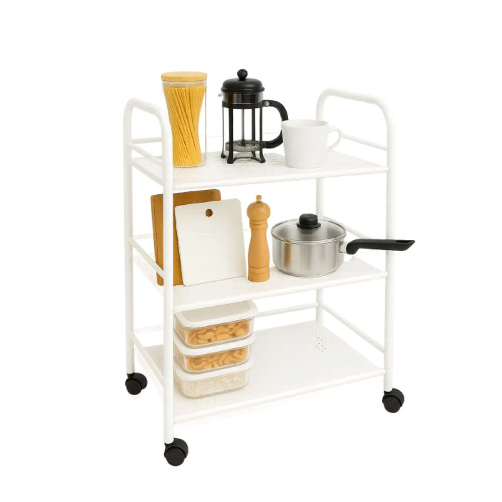 Carrello Portatutto Multiuso Con Ruote | Acan Tradineur, 28x23,7x45 Cm, Colore Casuale