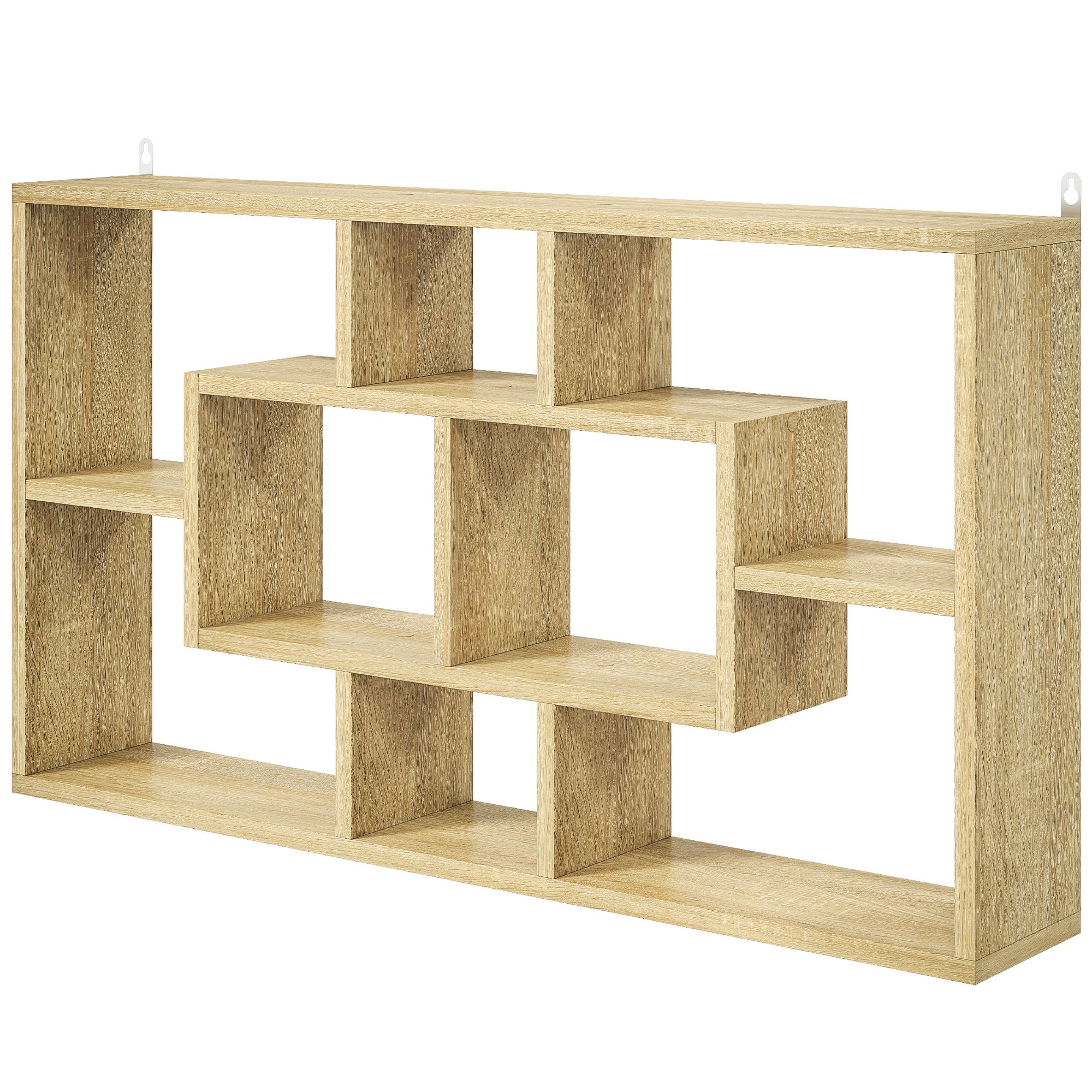 Étagère murale bibliothèque 8 cubes, meuble de rangement, design ...