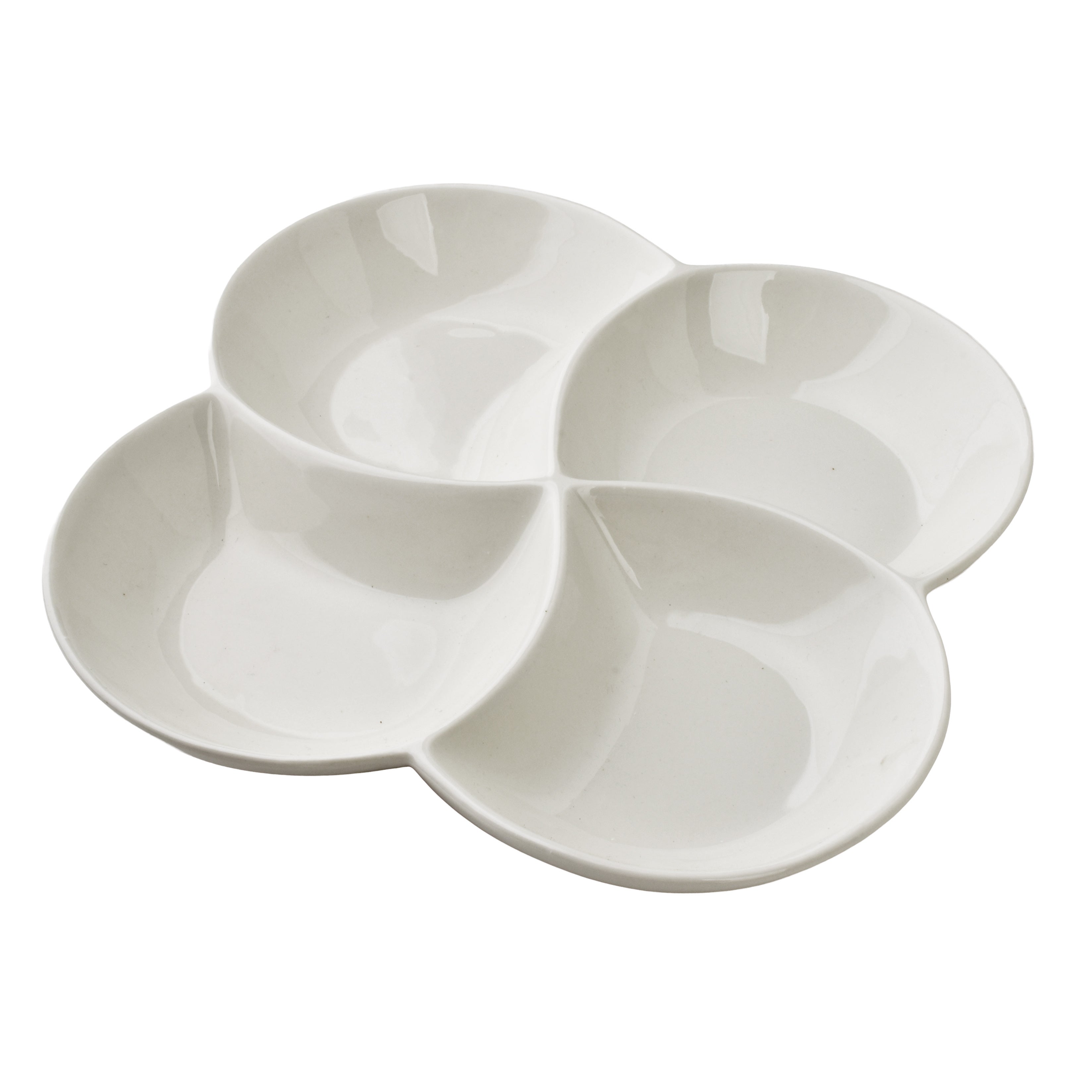 Basic naczynie 4 dzielne 22x22x3 cm