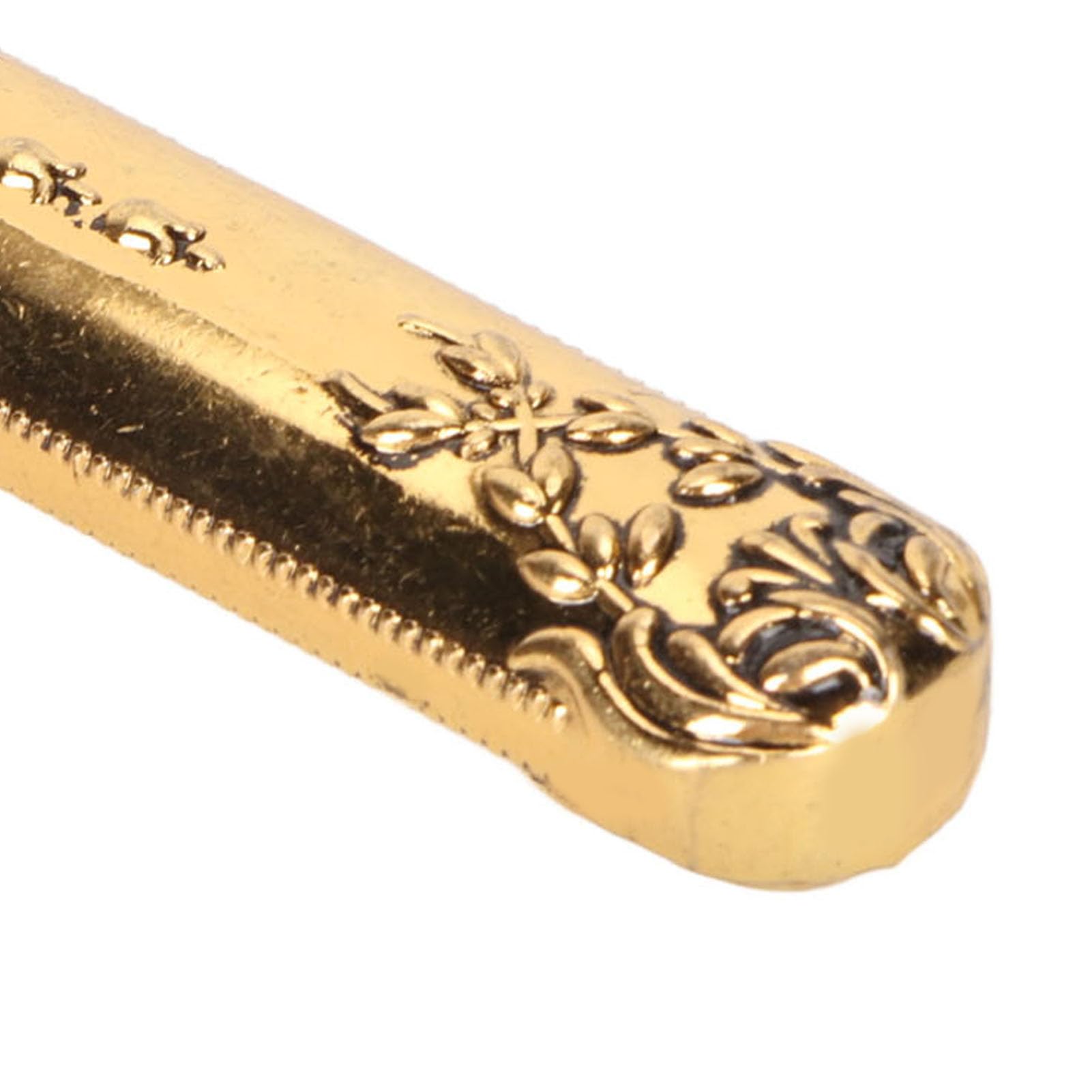 Étui à aiguilles vintage gravé motif stéréoscopique élégant tube de rangement pour aiguilles à coudre porte-aiguilles outils de couture bricolage (or) - 6