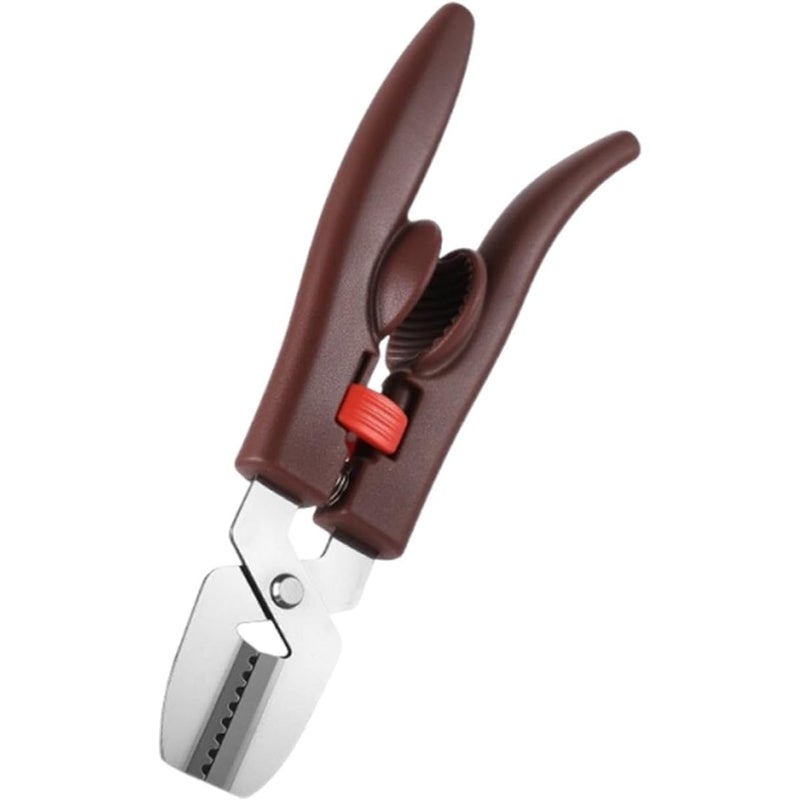 Otwieracz do orzechów, szczypce do kasztanów, ręczne, praktyczne, kompaktowe, wielofunkcyjne, stalowe narzędzie do łuskania suszonych owoców