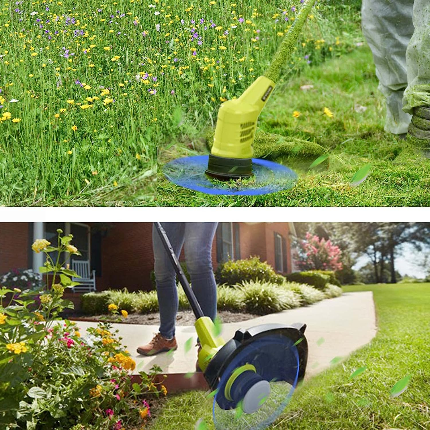 6 bobines coupe-bordure avec fil de coupe et housse RYOBI - 9